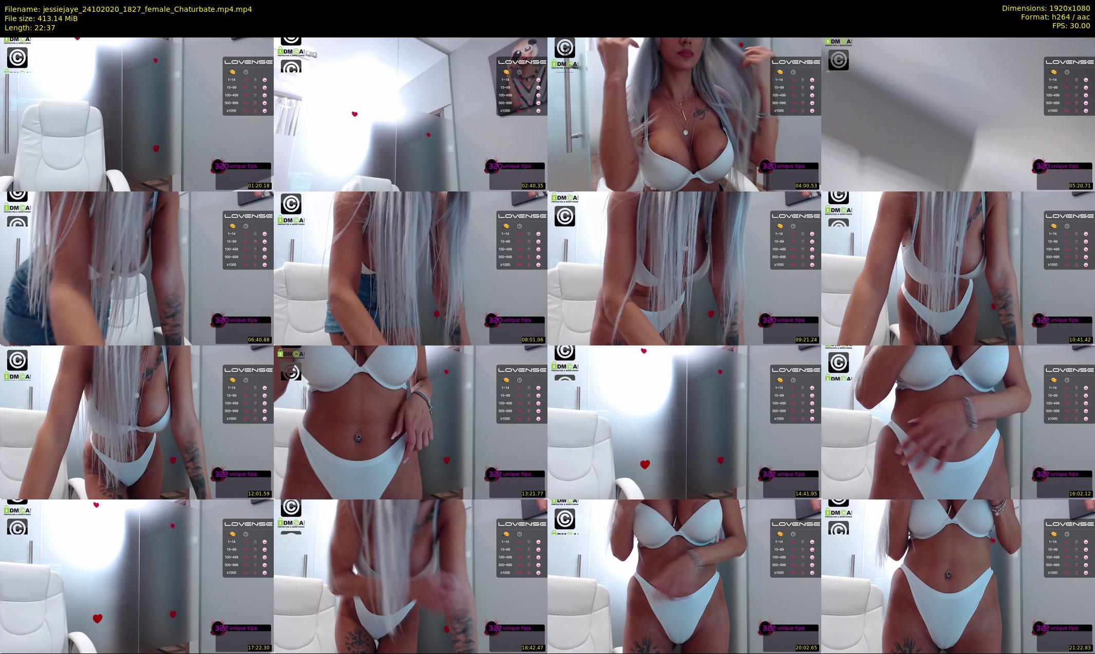 jessiejaye — 23 minute Chaturbate female cam show recording, 1080p, Oct 24, 2020