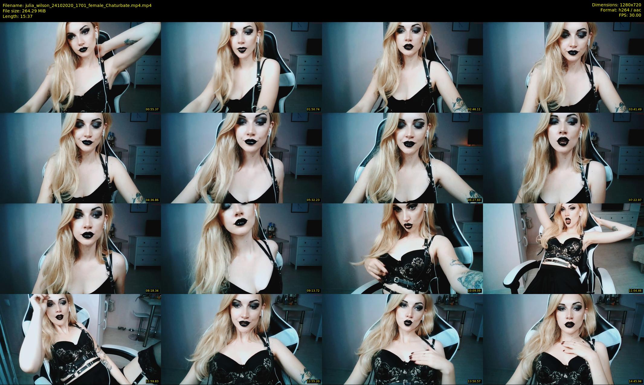 julia_wilson — 16 minute Chaturbate female cam show recording, 720p, Oct 24, 2020