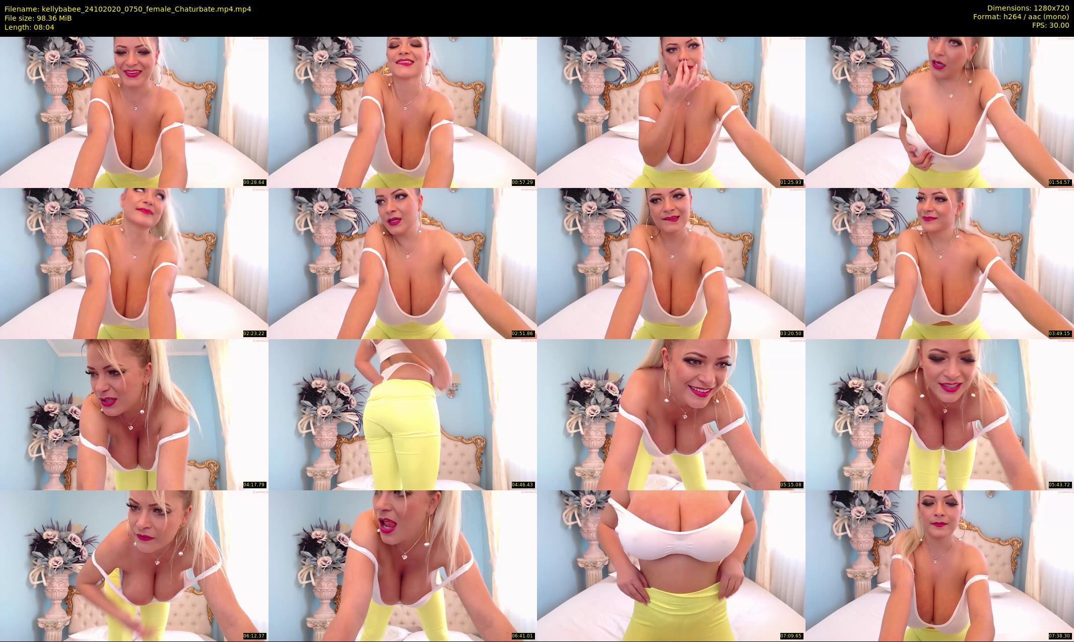 kellybabee — 9 minute Chaturbate female cam show recording, 720p, Oct 24, 2020