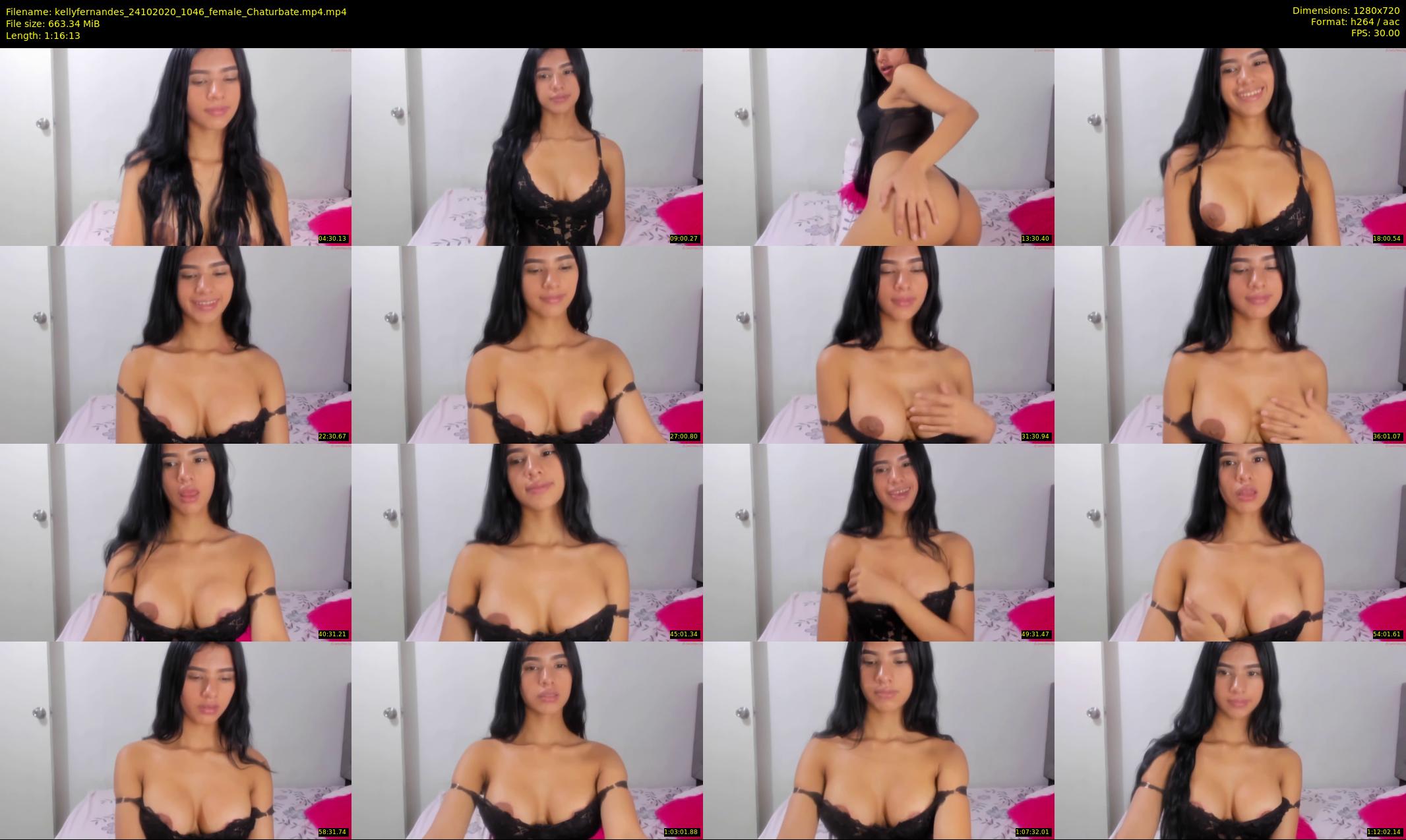 kellyfernandes — 77 minute Chaturbate female cam show recording, 720p, Oct 24, 2020