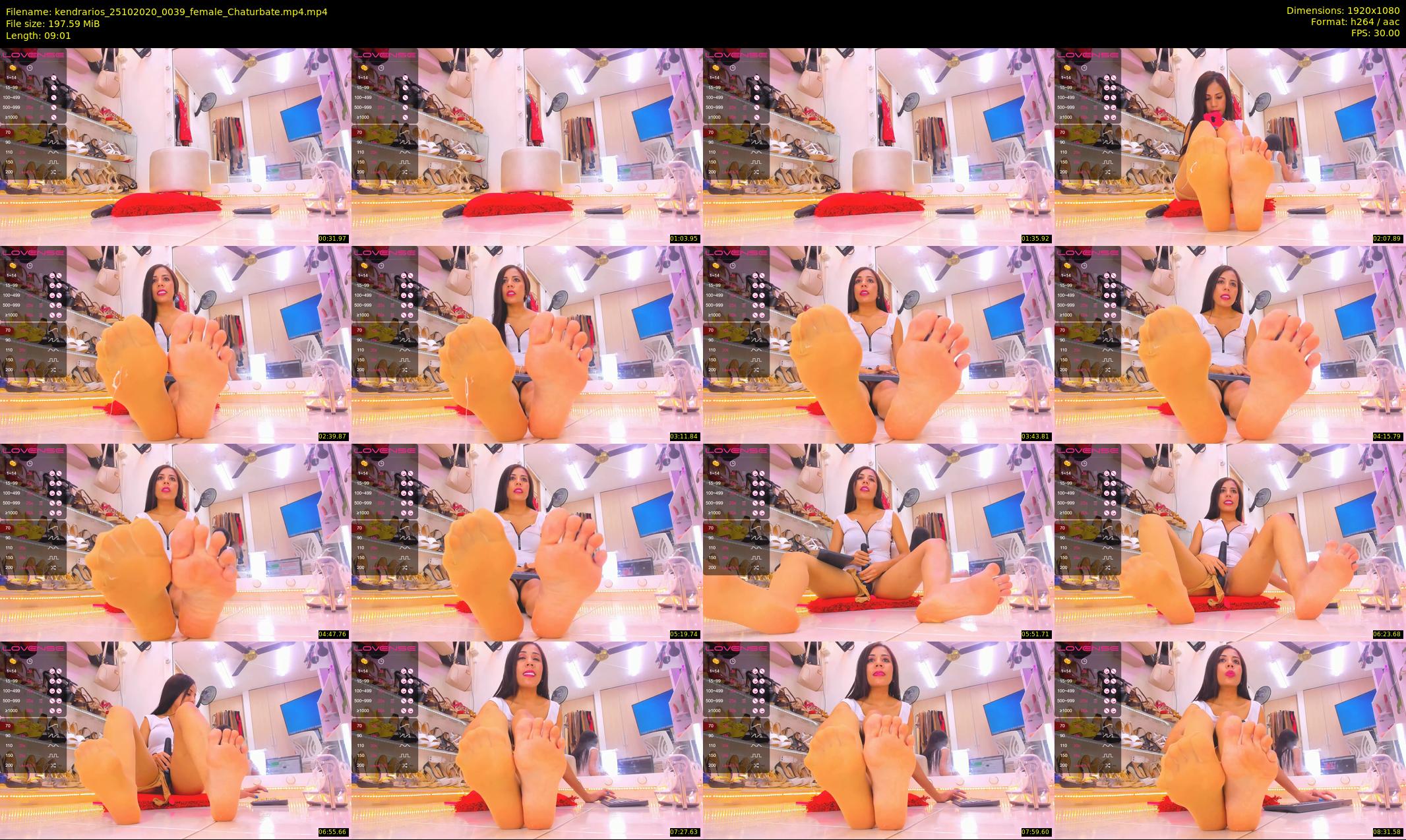 kendrarios — 10 minute Chaturbate female cam show recording, 1080p, Oct 25, 2020