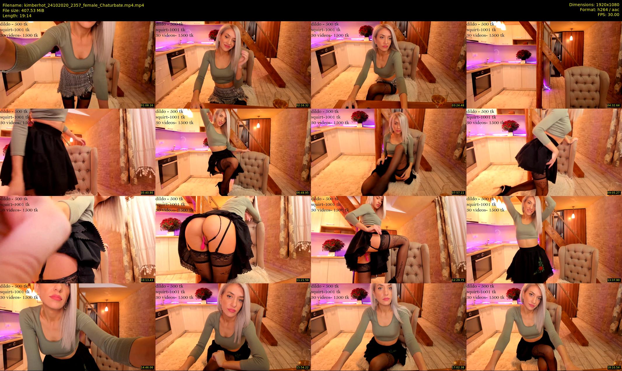 kimberhot — 20 minute Chaturbate female cam show recording, 1080p, Oct 24, 2020