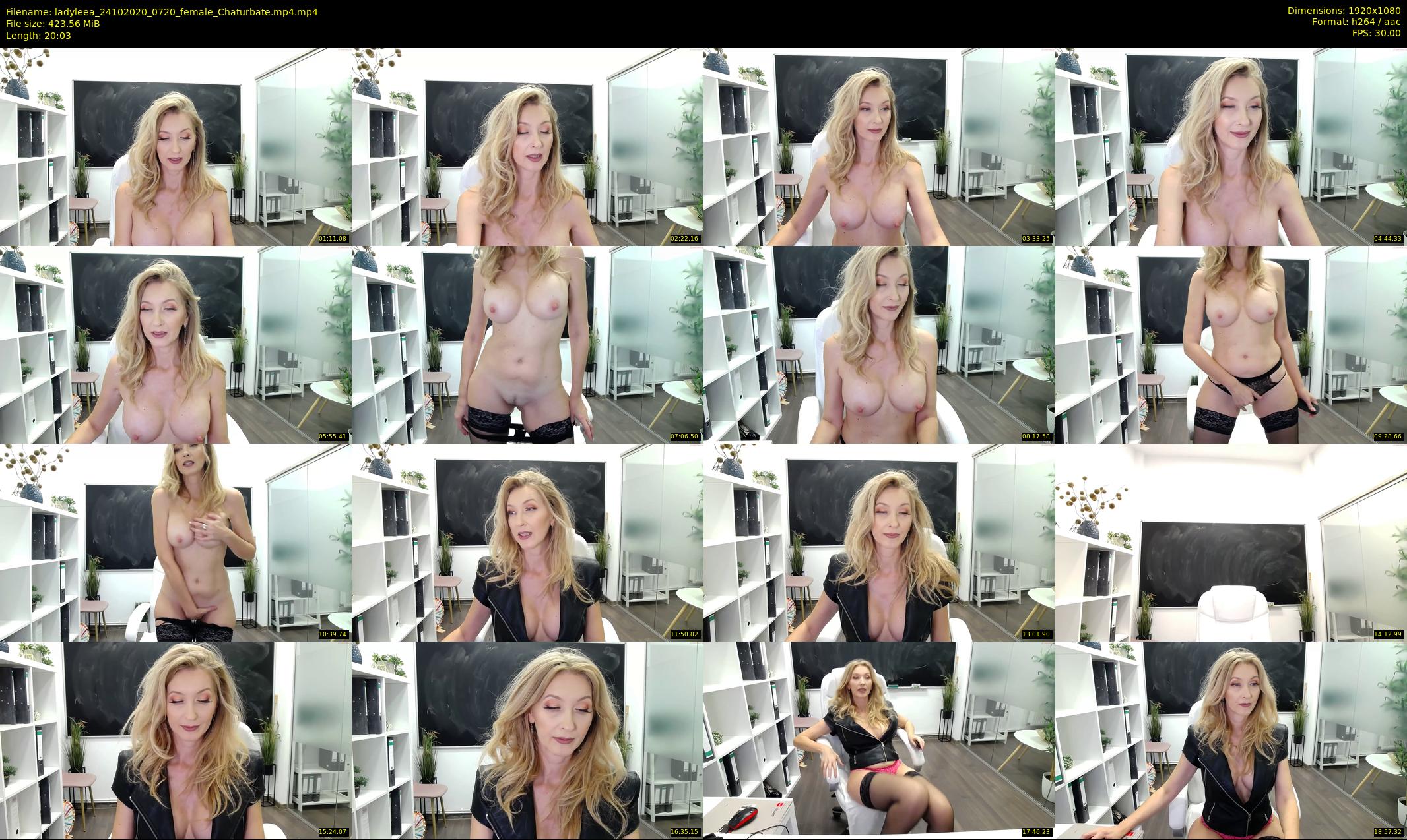 ladyleea — 21 minute Chaturbate female cam show recording, 1080p, Oct 24, 2020