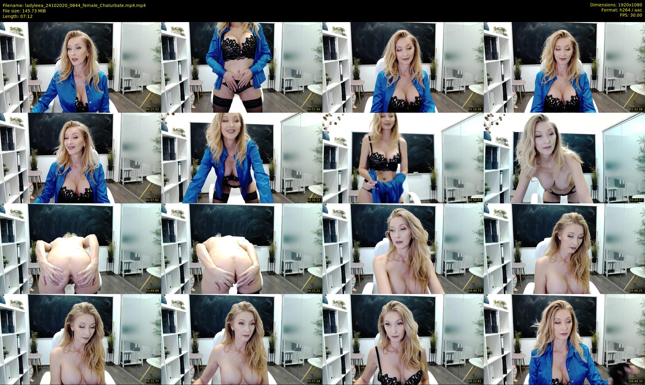 ladyleea — 8 minute Chaturbate female cam show recording, 1080p, Oct 24, 2020