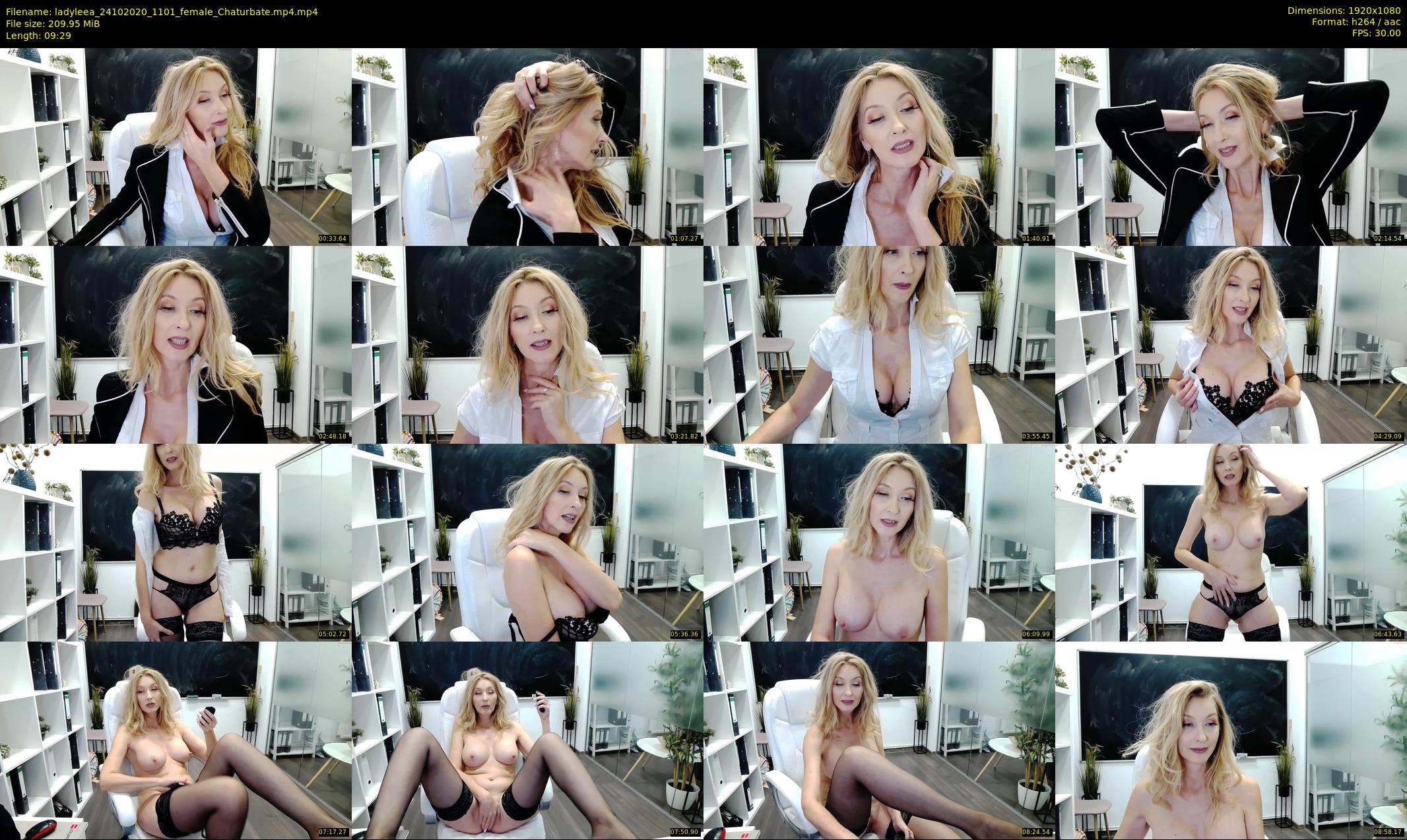 ladyleea — 10 minute Chaturbate female cam show recording, 1080p, Oct 24, 2020