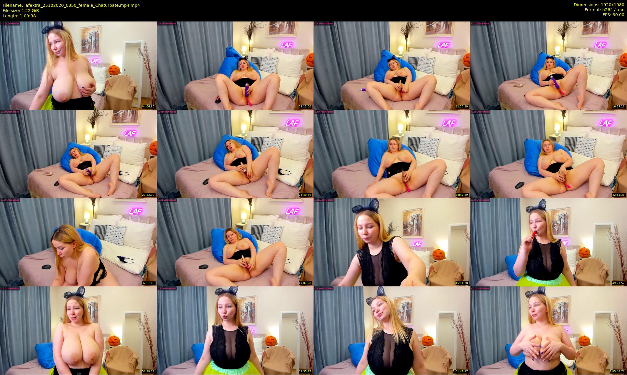 lafextra — 70 minute Chaturbate female cam show recording, 1080p, Oct 25, 2020