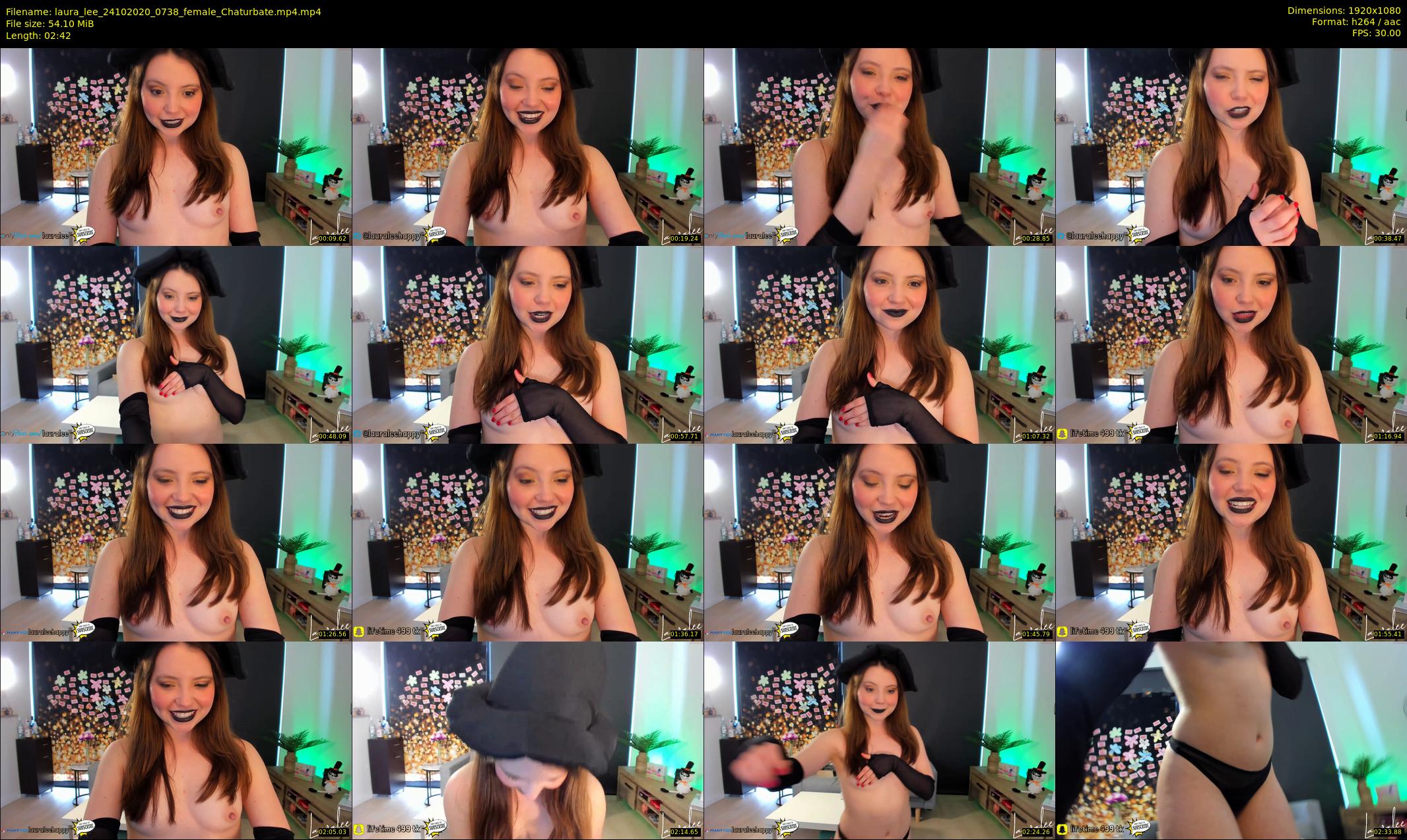 laura_lee — 3 minute Chaturbate female cam show recording, 1080p, Oct 24, 2020