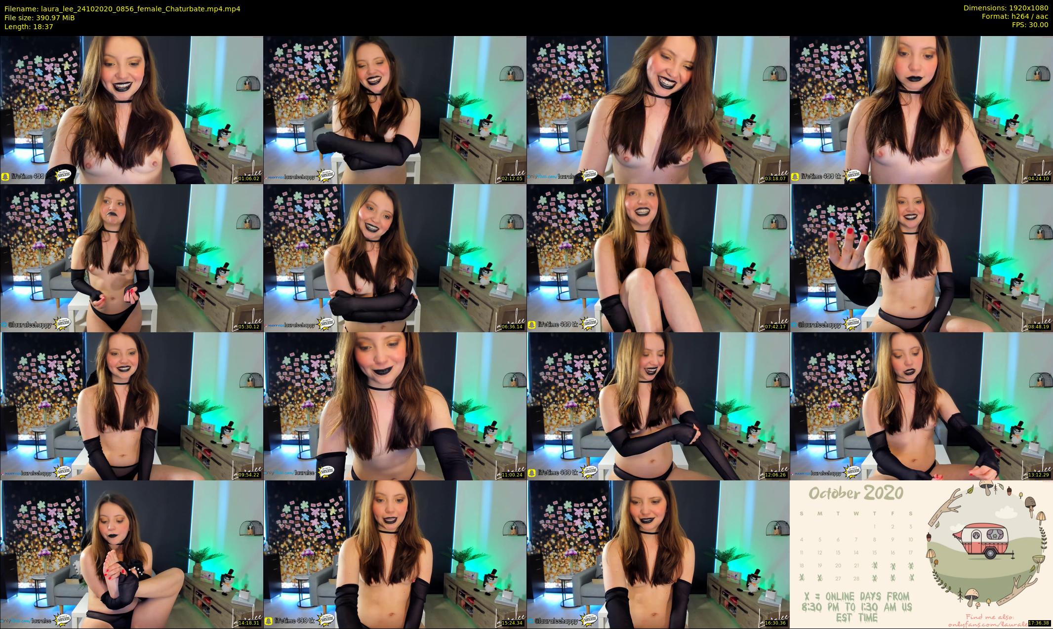 laura_lee — 19 minute Chaturbate female cam show recording, 1080p, Oct 24, 2020