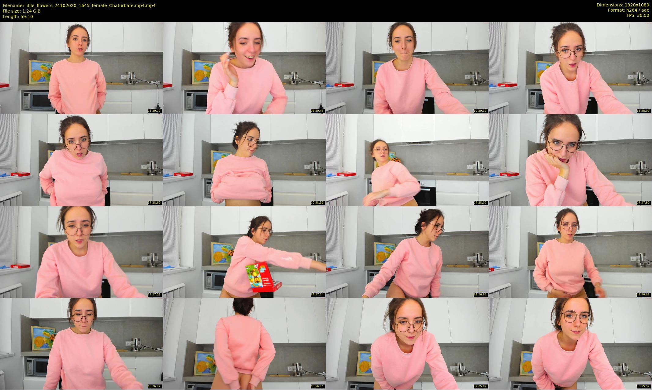 litlle_flowers — 60 minute Chaturbate female cam show recording, 1080p, Oct 24, 2020