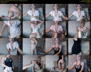 mallinia — 59 minute Chaturbate female cam show recording, 480p, Oct 24, 2020