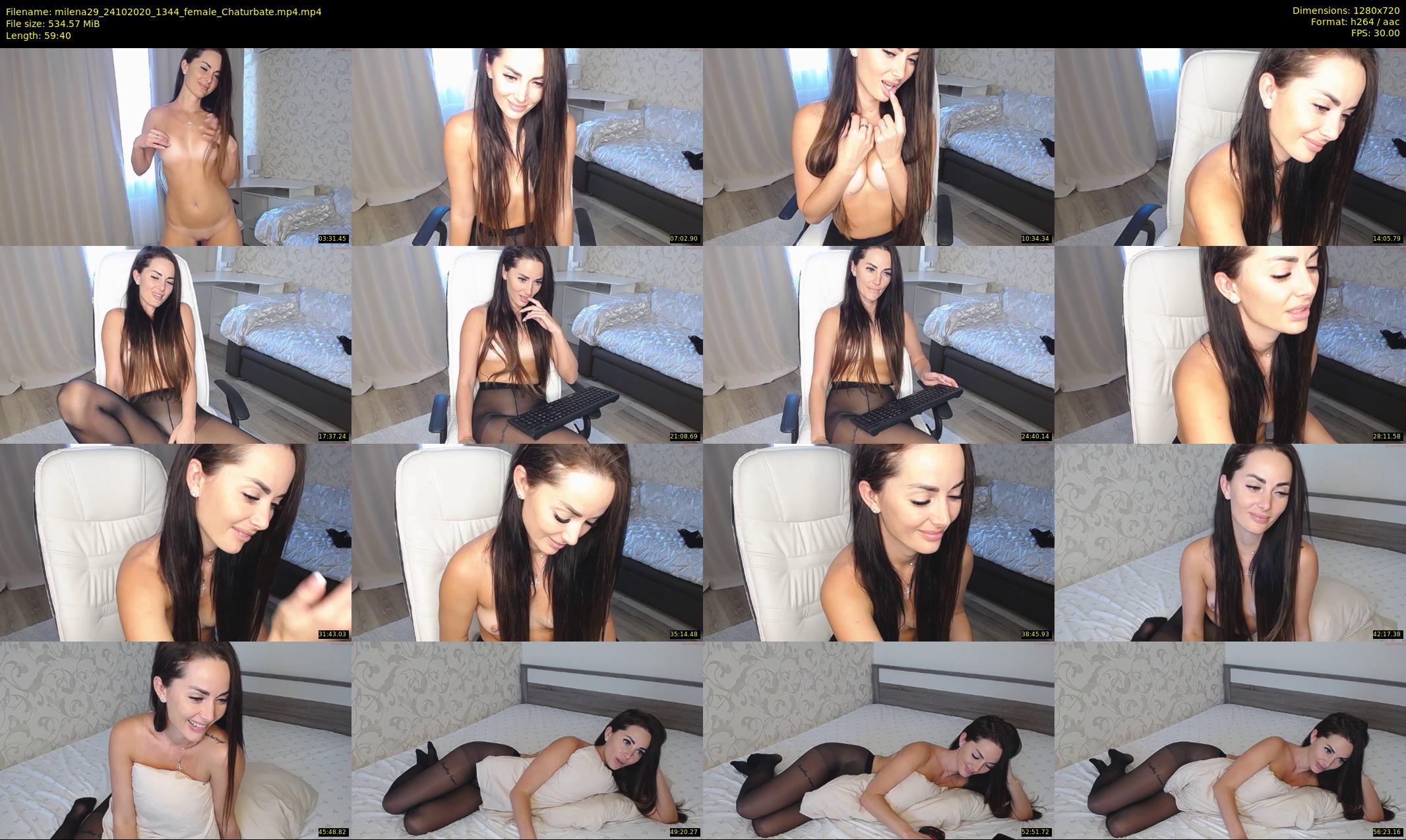 milena29 — 60 minute Chaturbate female cam show recording, 720p, Oct 24, 2020