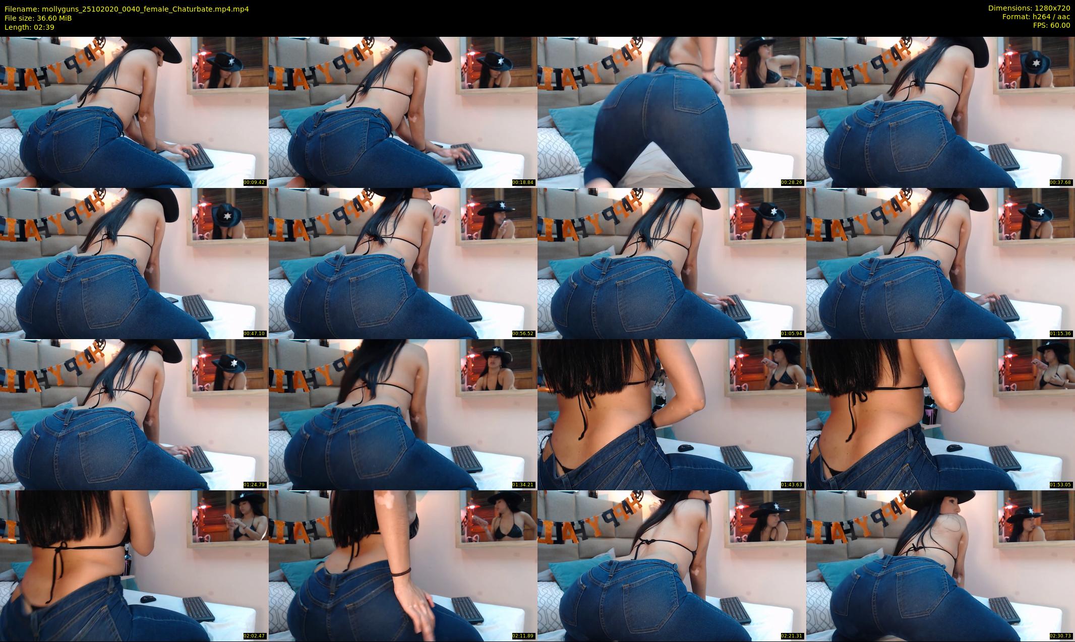 mollyguns — 3 minute Chaturbate female cam show recording, 720p, Oct 25, 2020