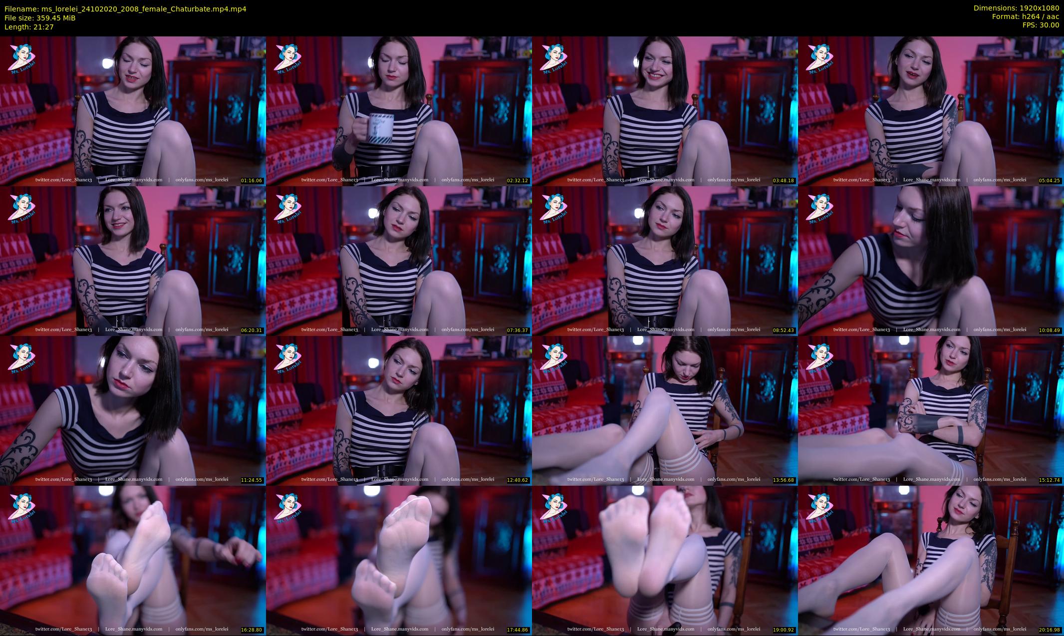 ms_lorelei — 22 minute Chaturbate female cam show recording, 1080p, Oct 24, 2020