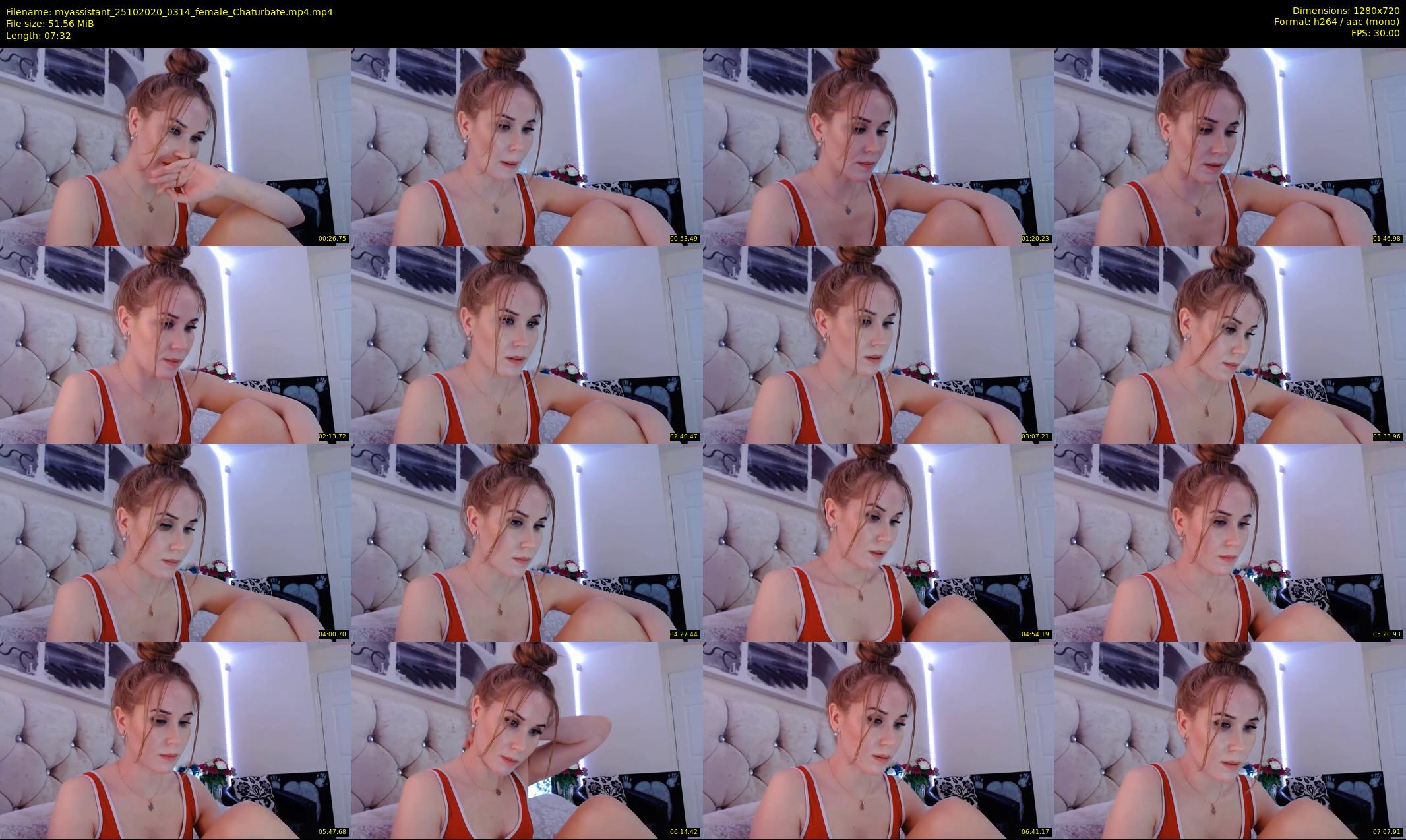 myassistant — 8 minute Chaturbate female cam show recording, 720p, Oct 25, 2020