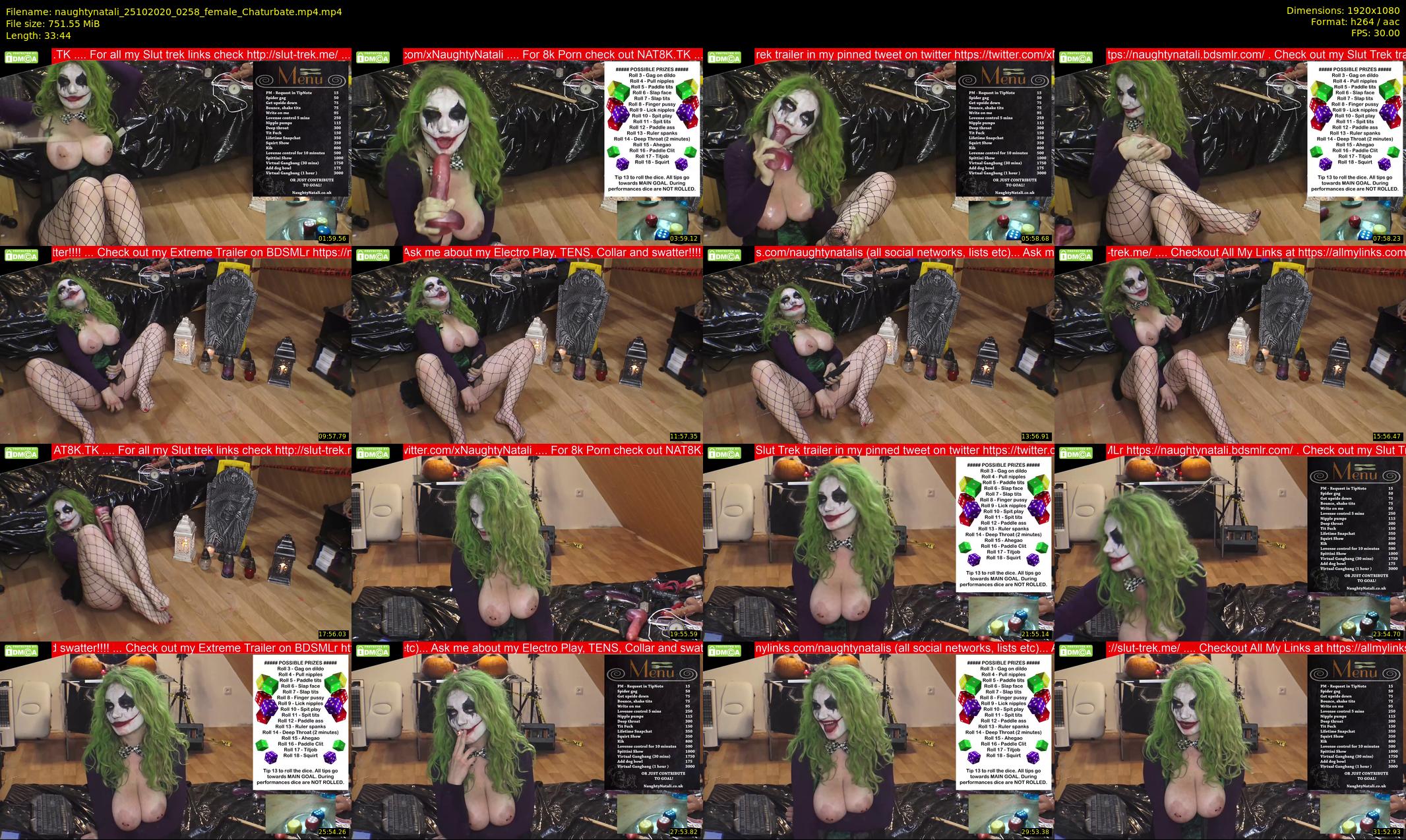 naughtynatali — 34 minute Chaturbate female cam show recording, 1080p, Oct 25, 2020
