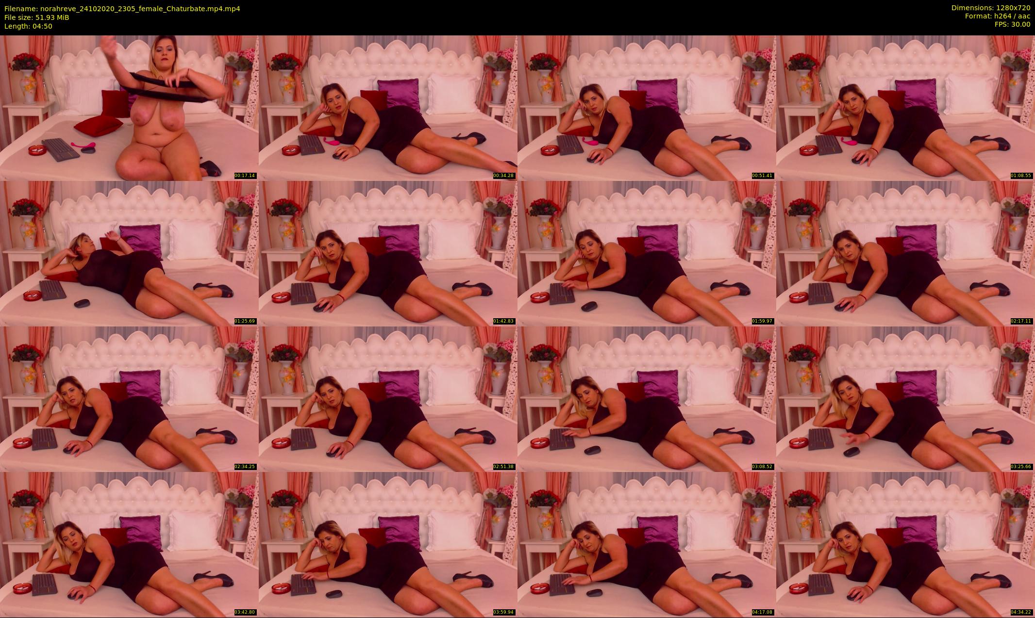 norahreve — 5 minute Chaturbate female cam show recording, 720p, Oct 24, 2020