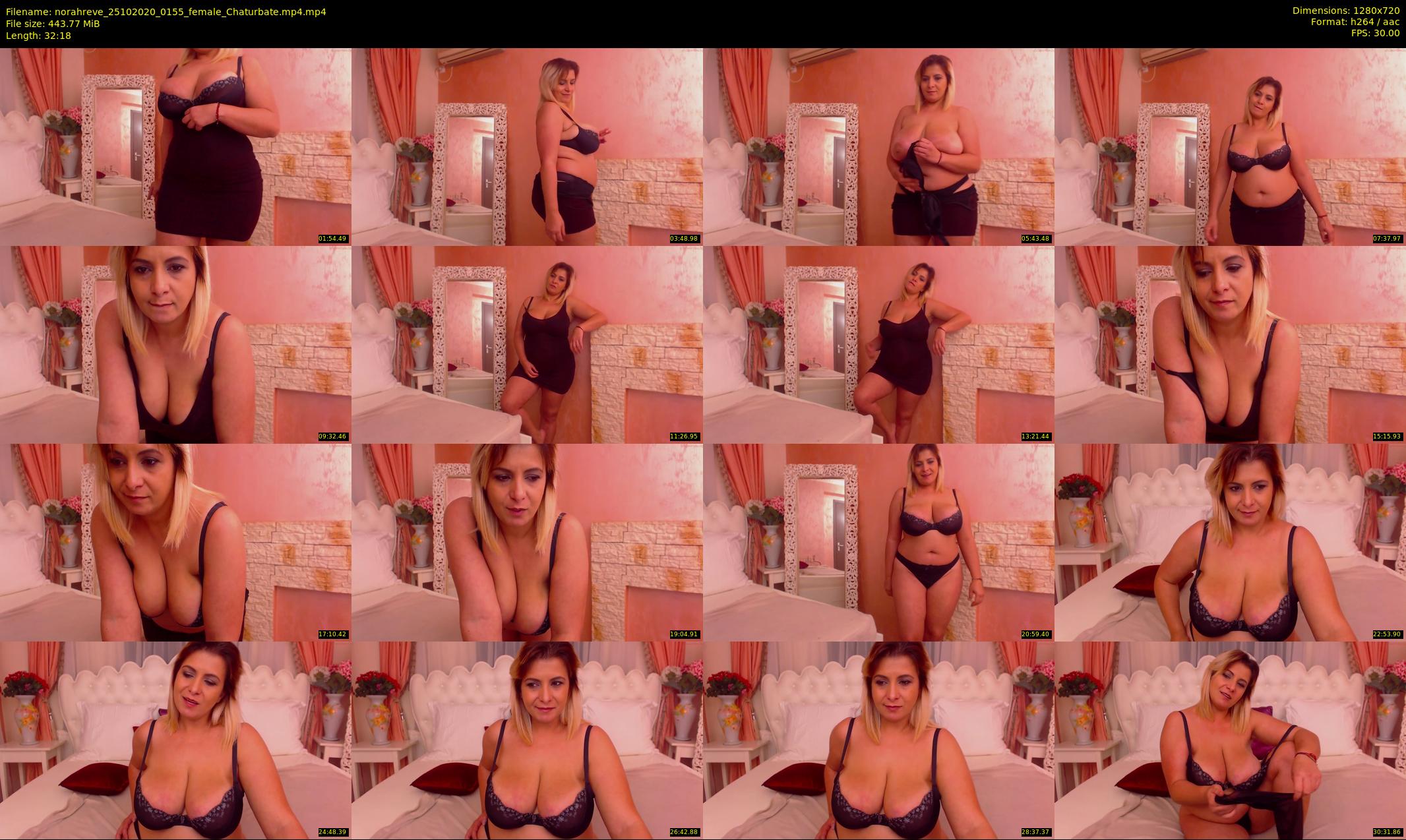 norahreve — 33 minute Chaturbate female cam show recording, 720p, Oct 25, 2020
