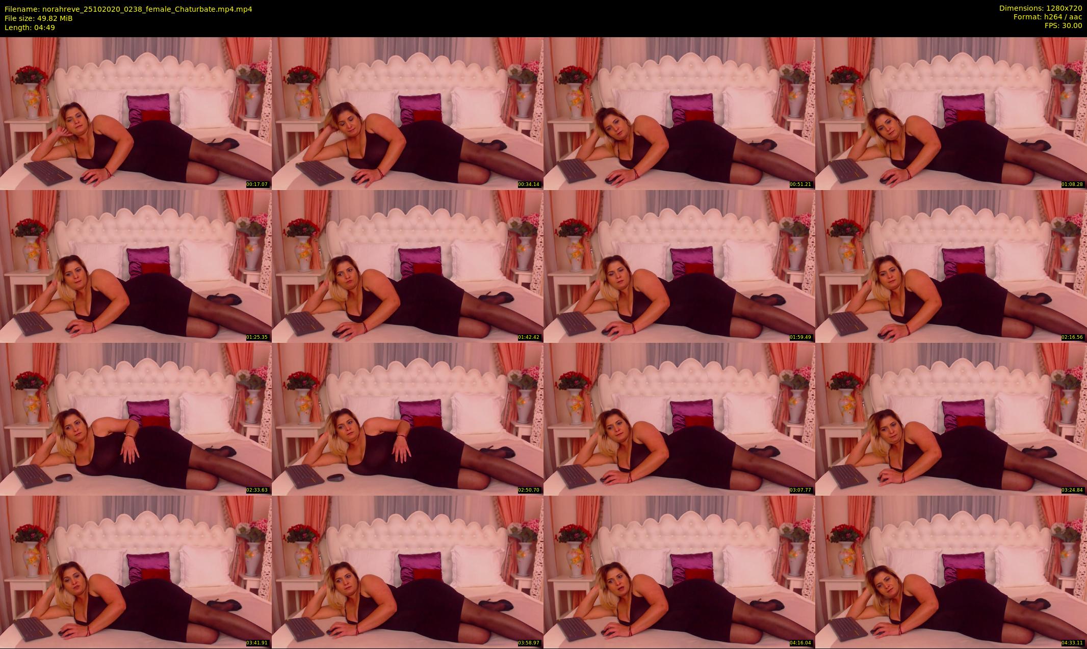norahreve — 5 minute Chaturbate female cam show recording, 720p, Oct 25, 2020