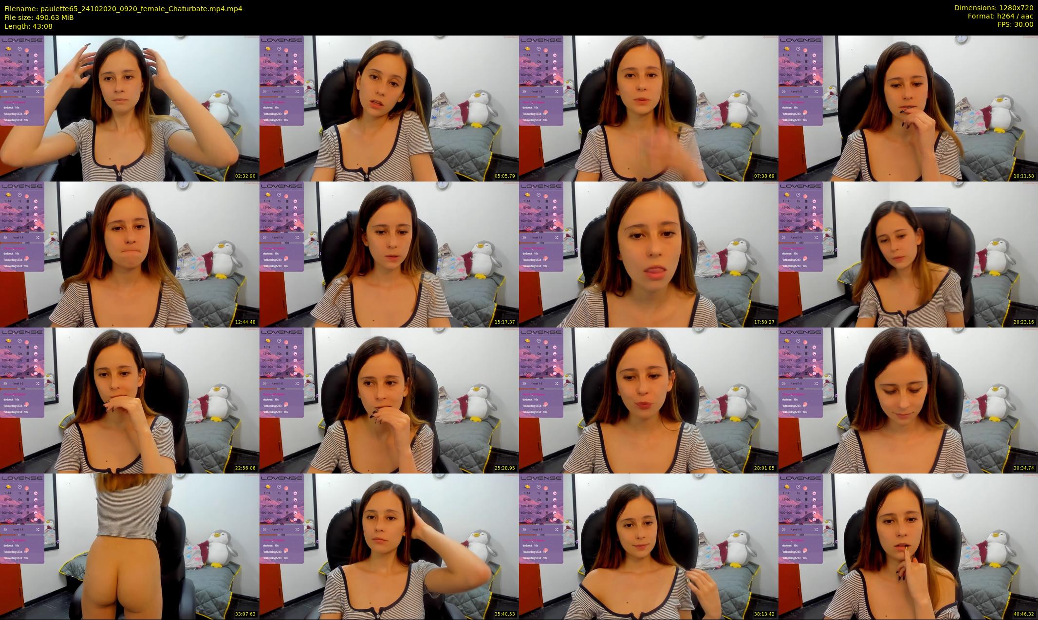 paulette65 — 44 minute Chaturbate female cam show recording, 720p, Oct 24, 2020