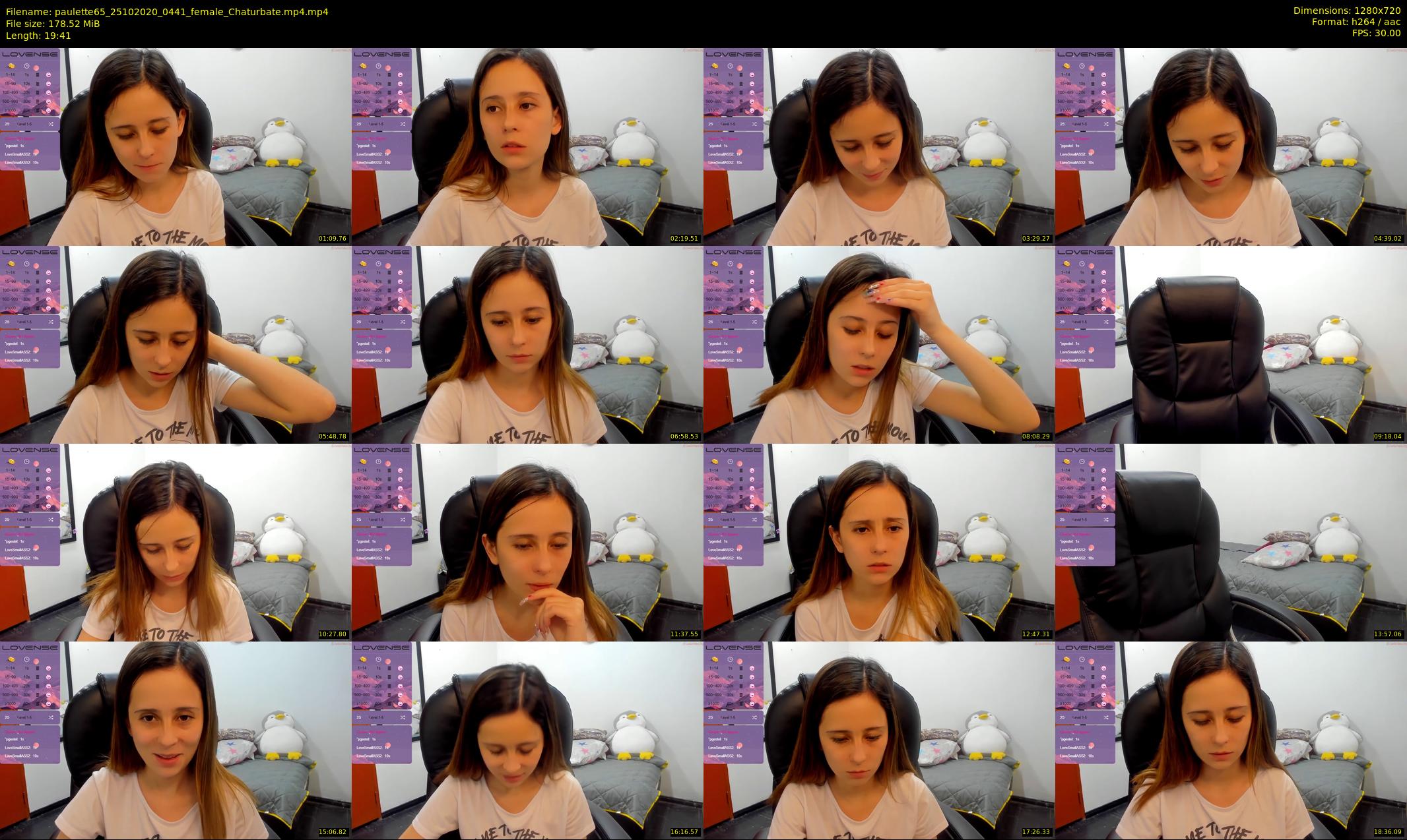 paulette65 — 20 minute Chaturbate female cam show recording, 720p, Oct 25, 2020