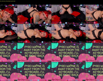 pyrowayne — 26 minute Chaturbate female cam show recording, 720p, Oct 25, 2020