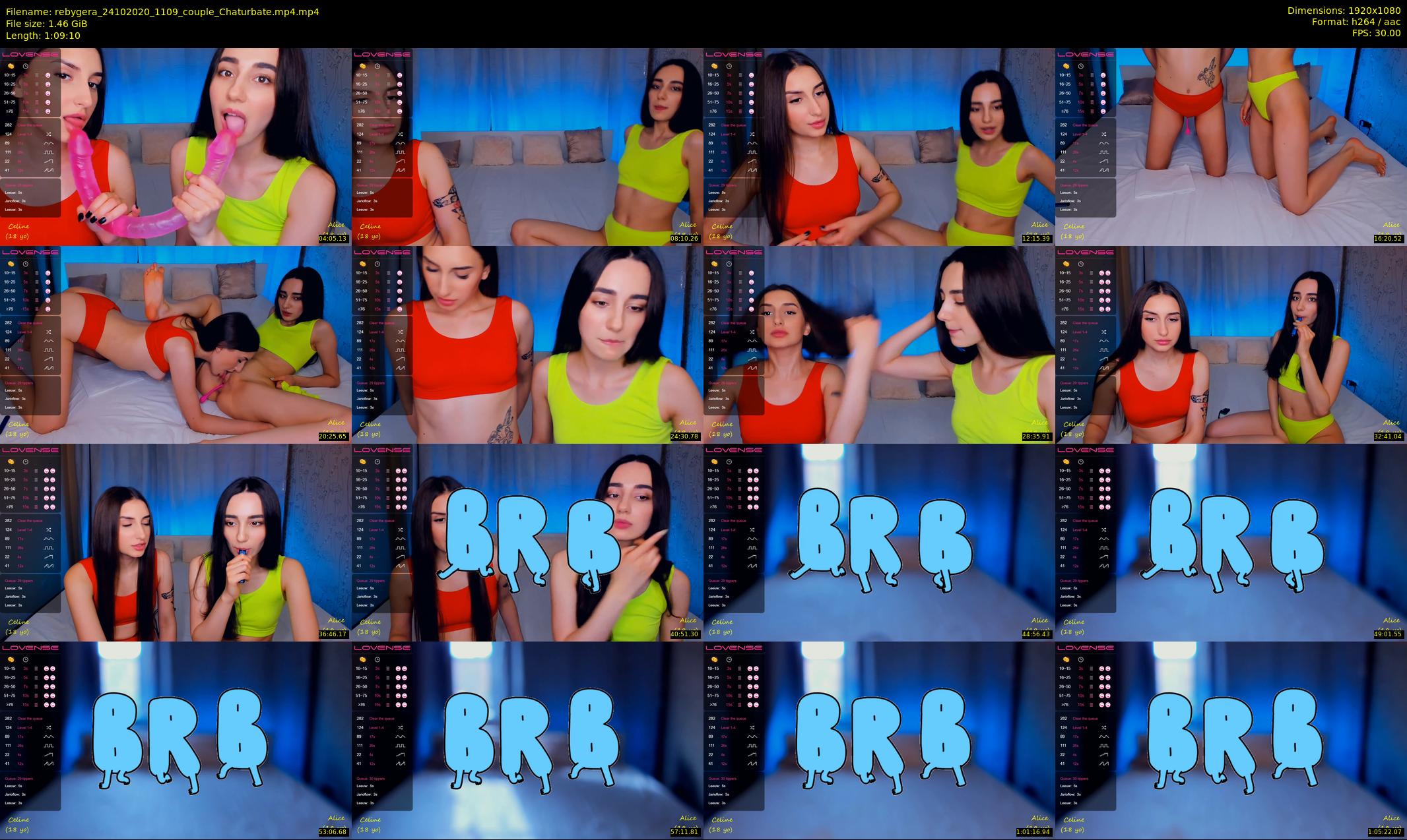 rebygera — 70 minute Chaturbate couple cam show recording, 1080p, Oct 24, 2020