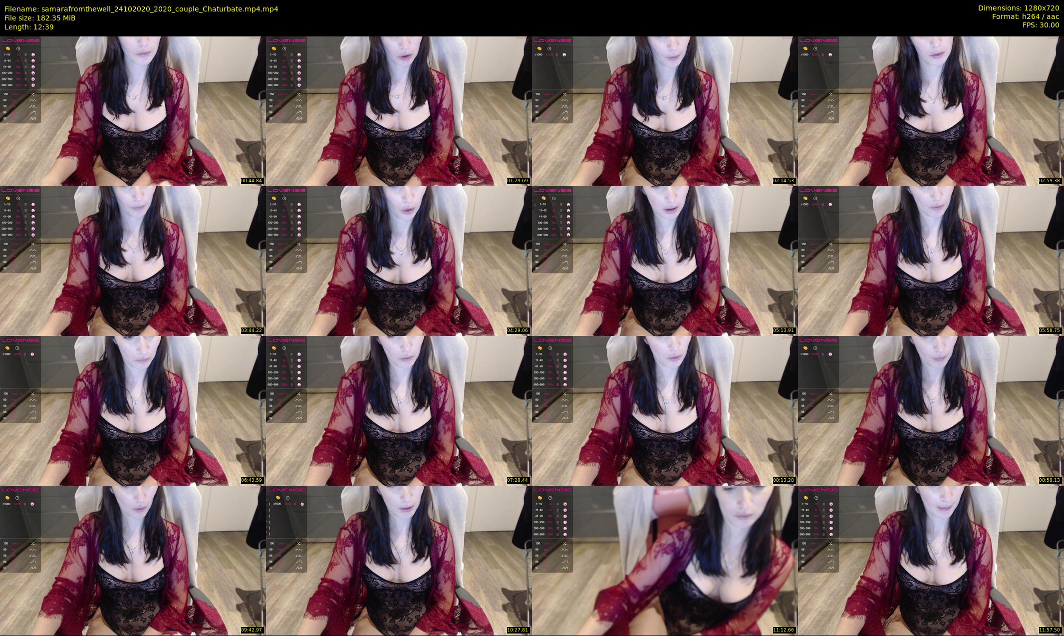 samarafromthewell — 13 minute Chaturbate female cam show recording, 720p, Oct 24, 2020