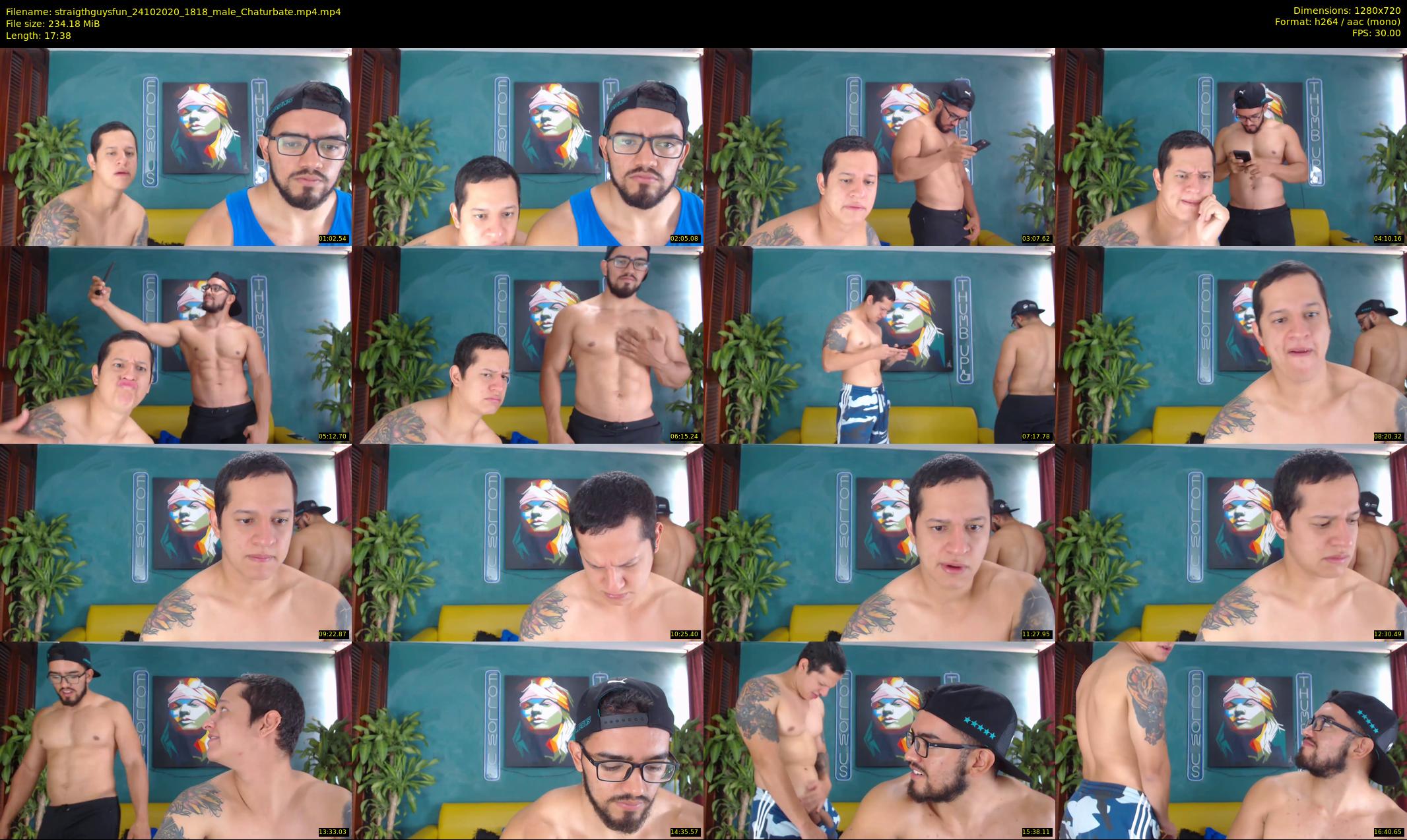 straigthguysfun — 18 minute Chaturbate male cam show recording, 720p, Oct 24, 2020