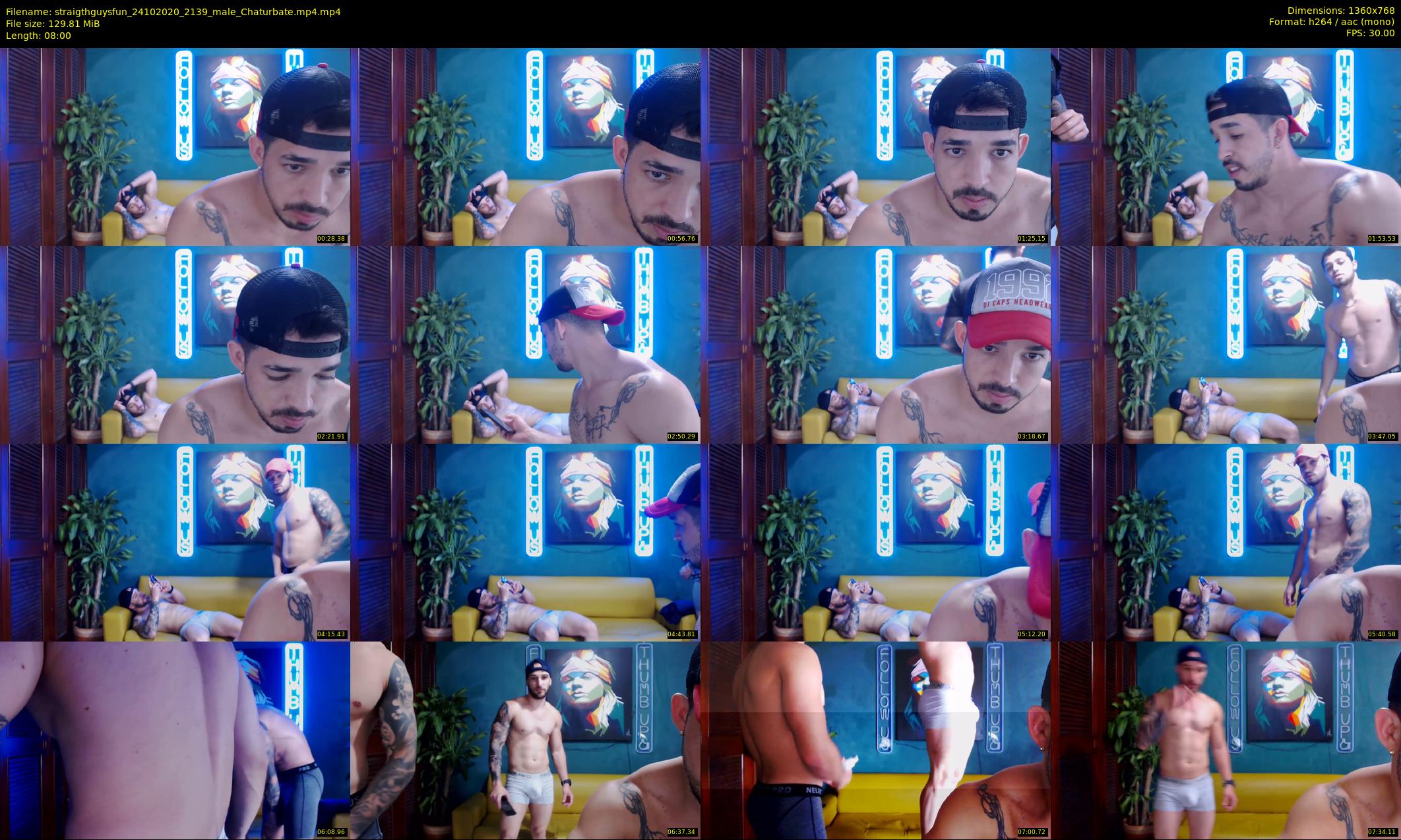 straigthguysfun — 8 minute Chaturbate male cam show recording, 720p, Oct 24, 2020