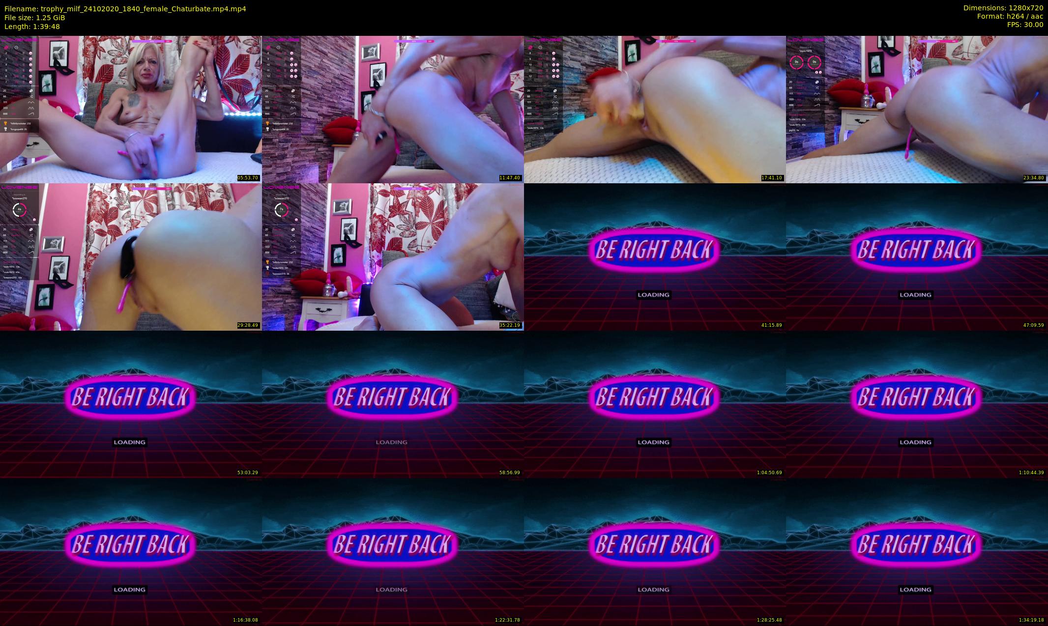 trophy_milf — 100 minute Chaturbate female cam show recording, 720p, Oct 24, 2020