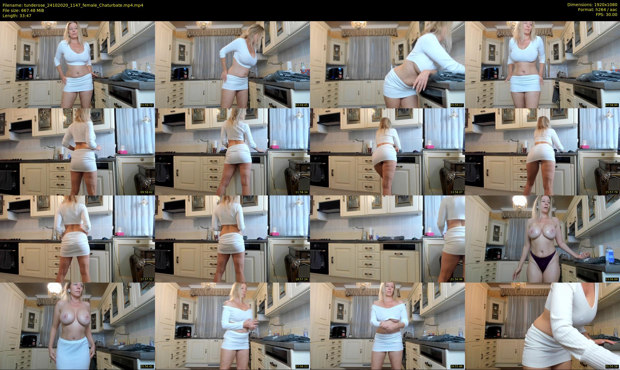 tunderose — 34 minute Chaturbate female cam show recording, 1080p, Oct 24, 2020