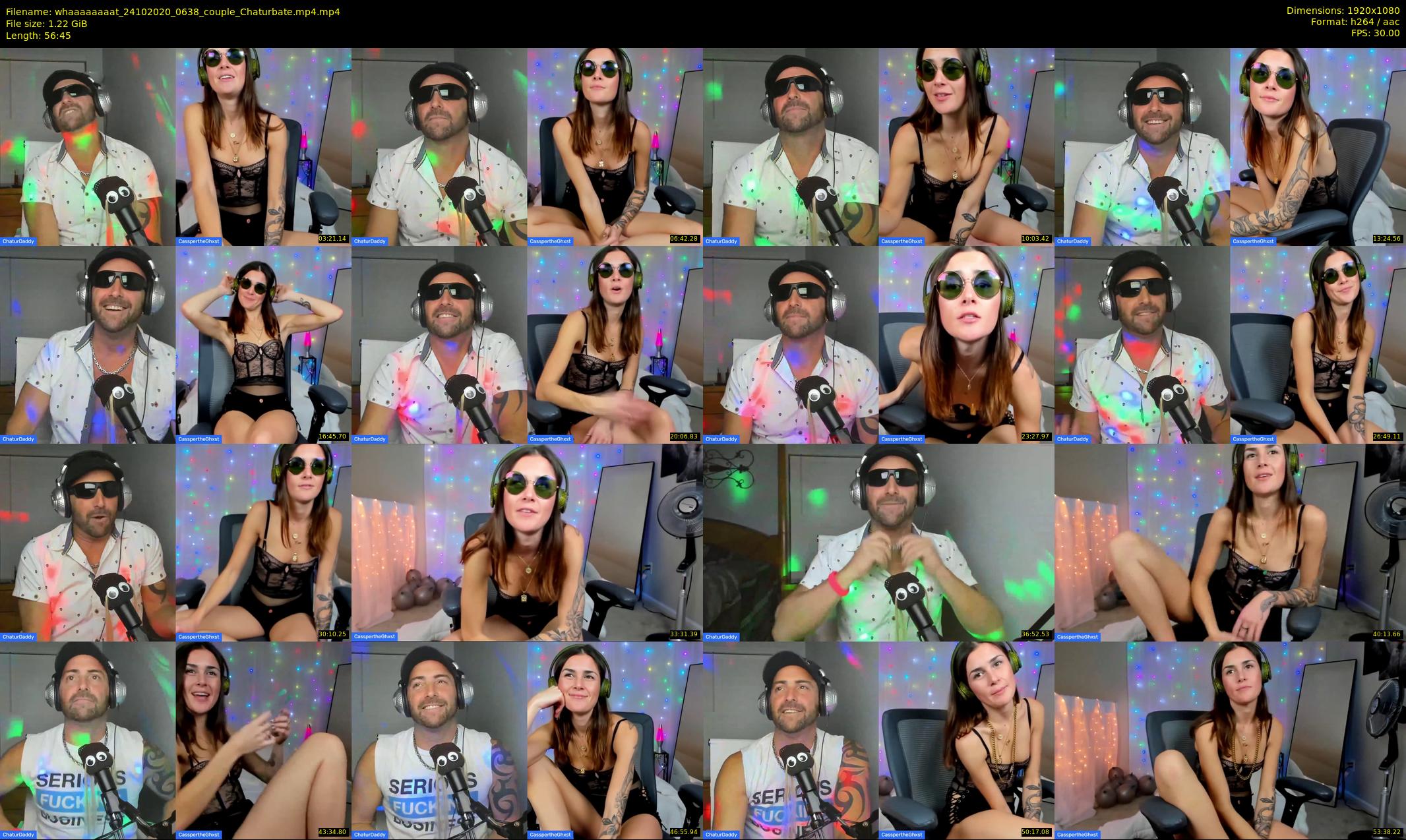 whaaaaaaaat — 57 minute Chaturbate couple cam show recording, 1080p, Oct 24, 2020