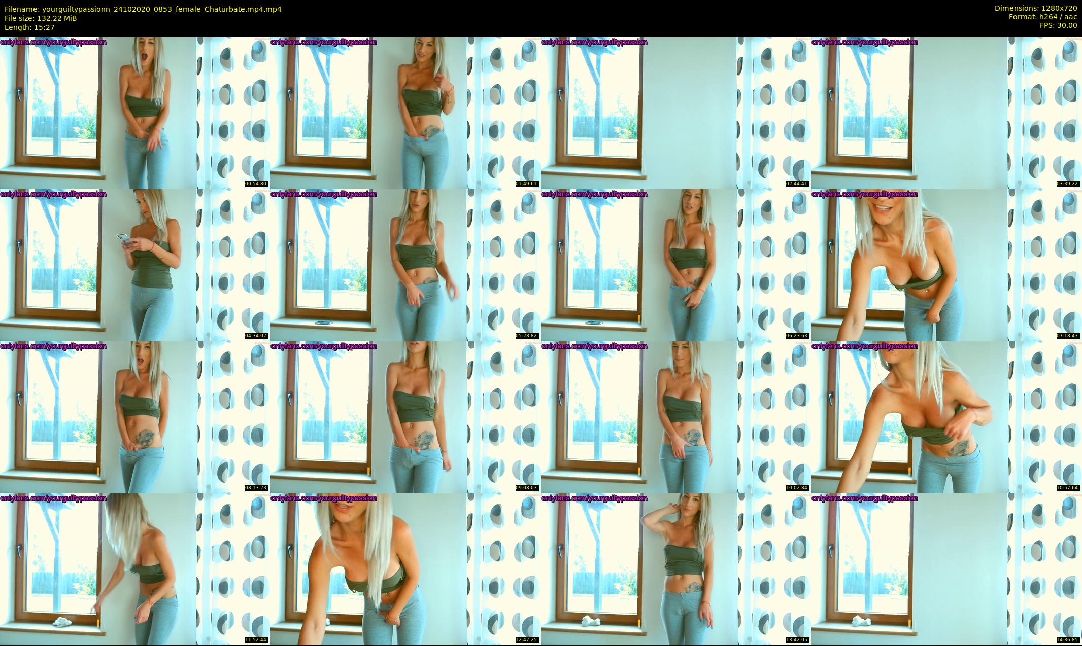 yourguiltypassionn — 16 minute Chaturbate female cam show recording, 720p, Oct 24, 2020