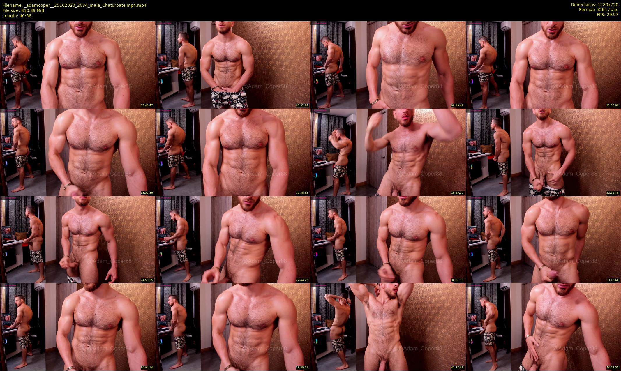 _adamcoper_ — 47 minute Chaturbate male cam show recording, 720p, Oct 25, 2020