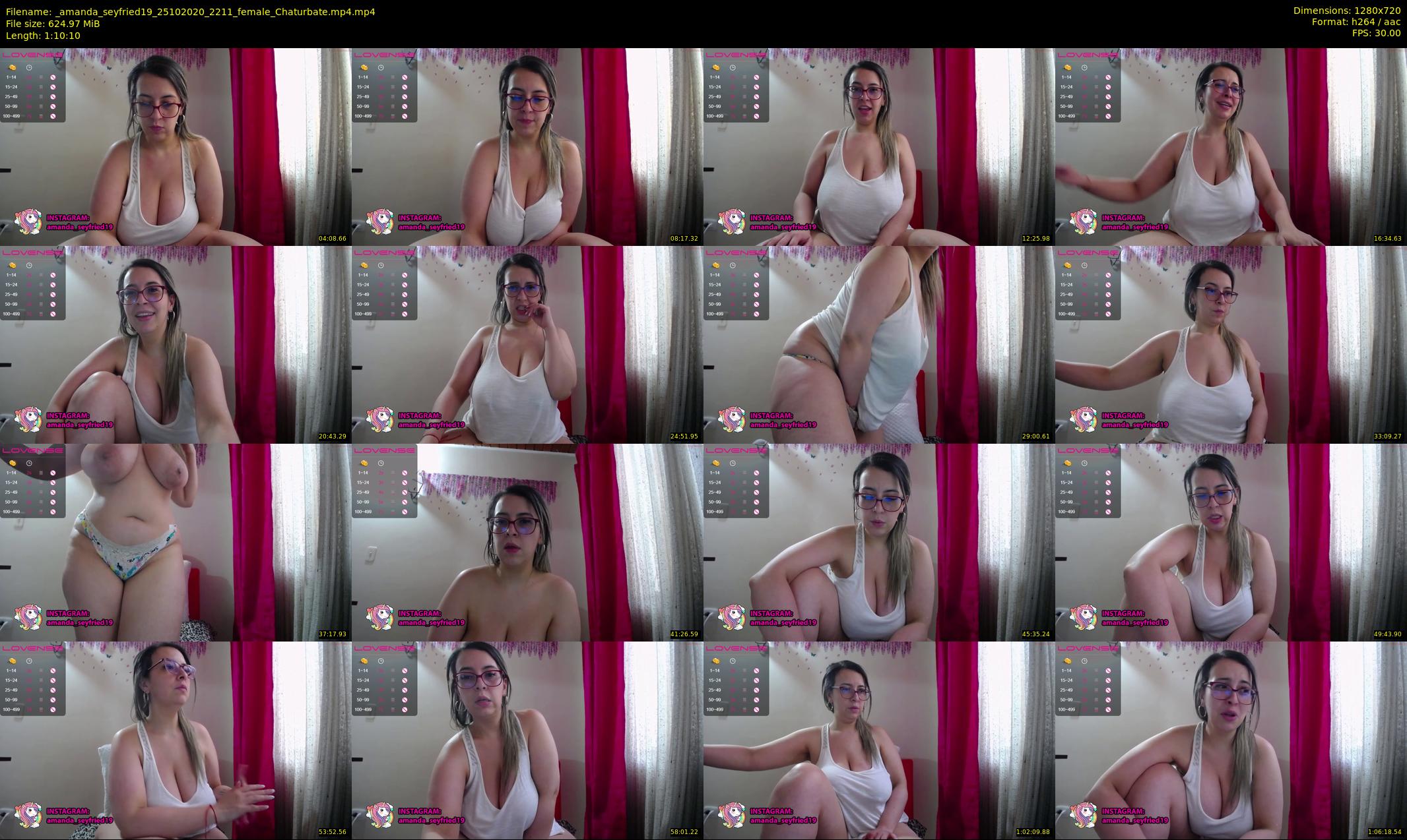 _amanda_seyfried19 — 71 minute Chaturbate female cam show recording, 720p, Oct 25, 2020