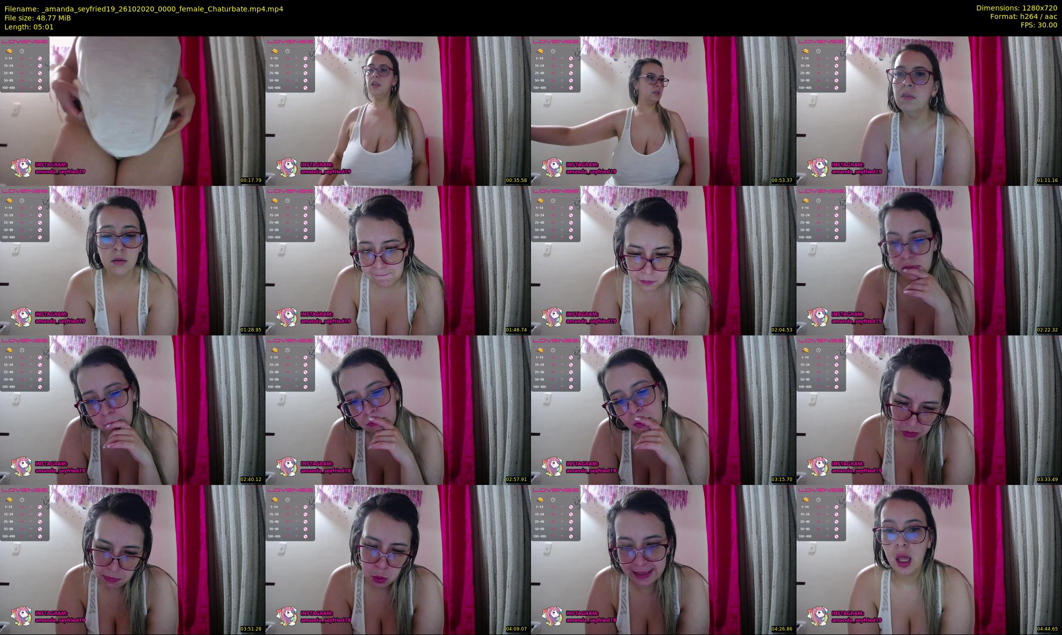 _amanda_seyfried19 — 6 minute Chaturbate female cam show recording, 720p, Oct 26, 2020