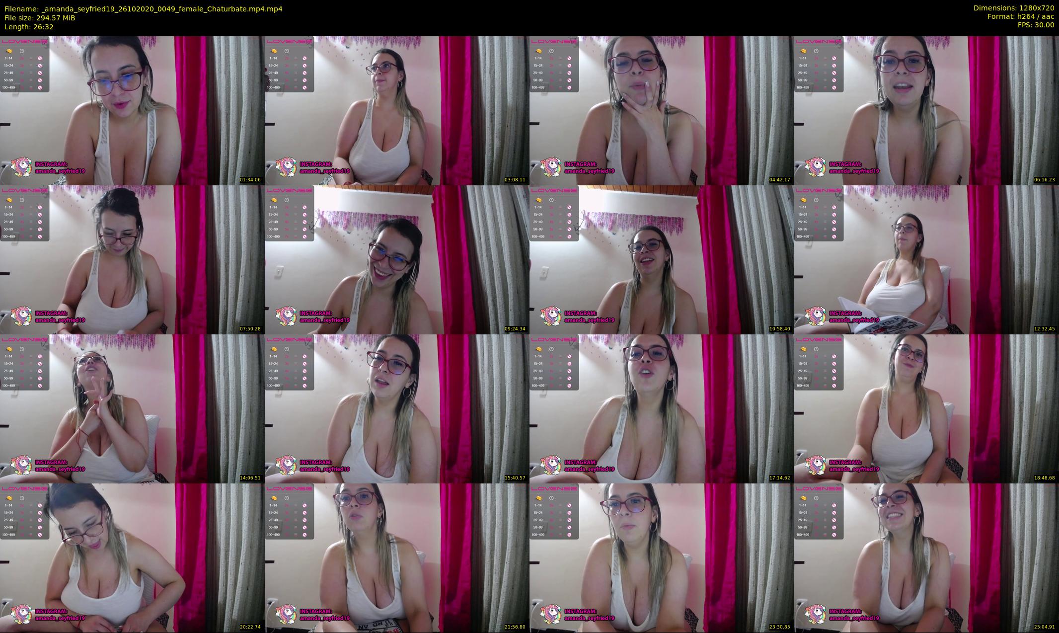 _amanda_seyfried19 — 27 minute Chaturbate female cam show recording, 720p, Oct 26, 2020