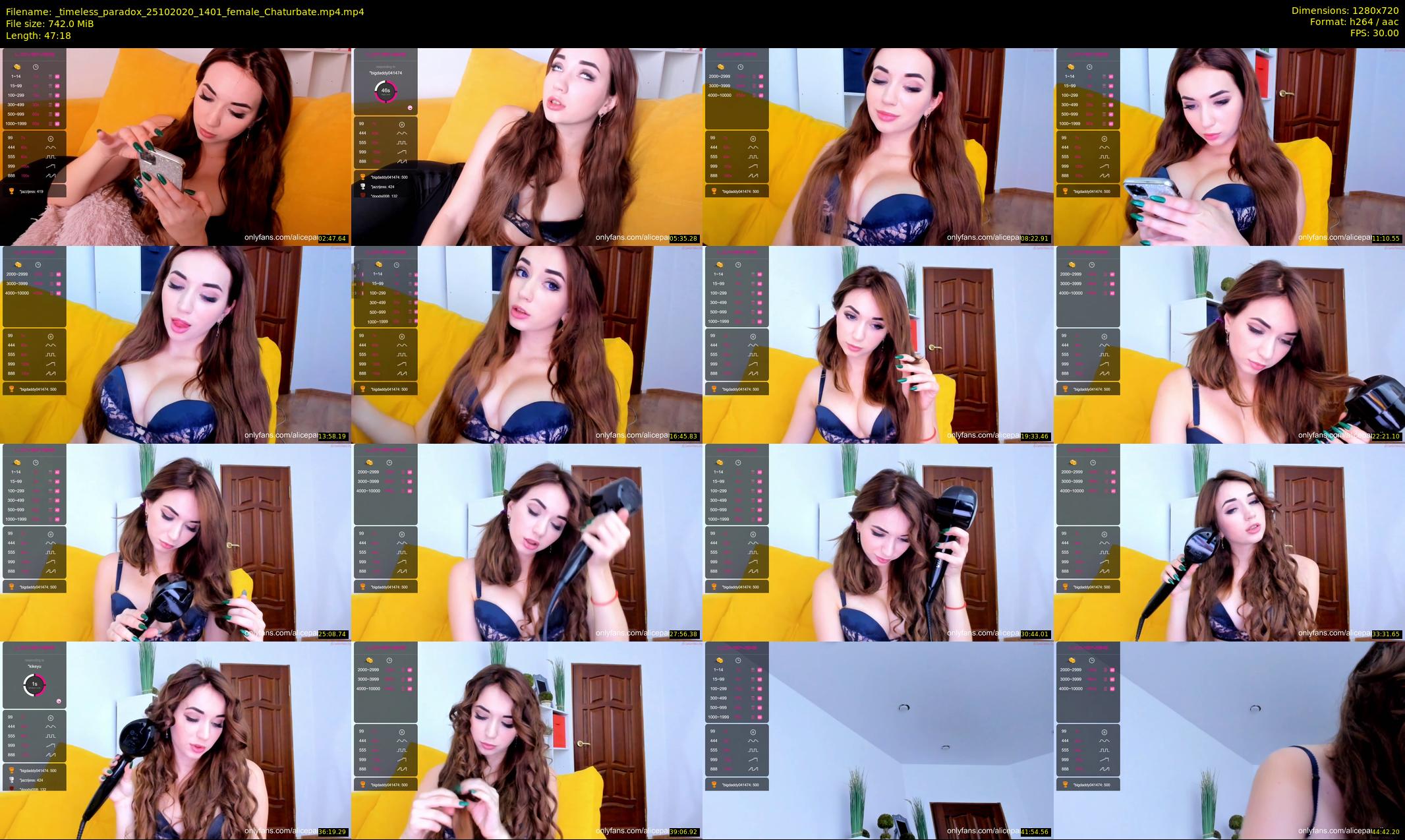 _timeless_paradox — 48 minute Chaturbate female cam show recording, 720p, Oct 25, 2020