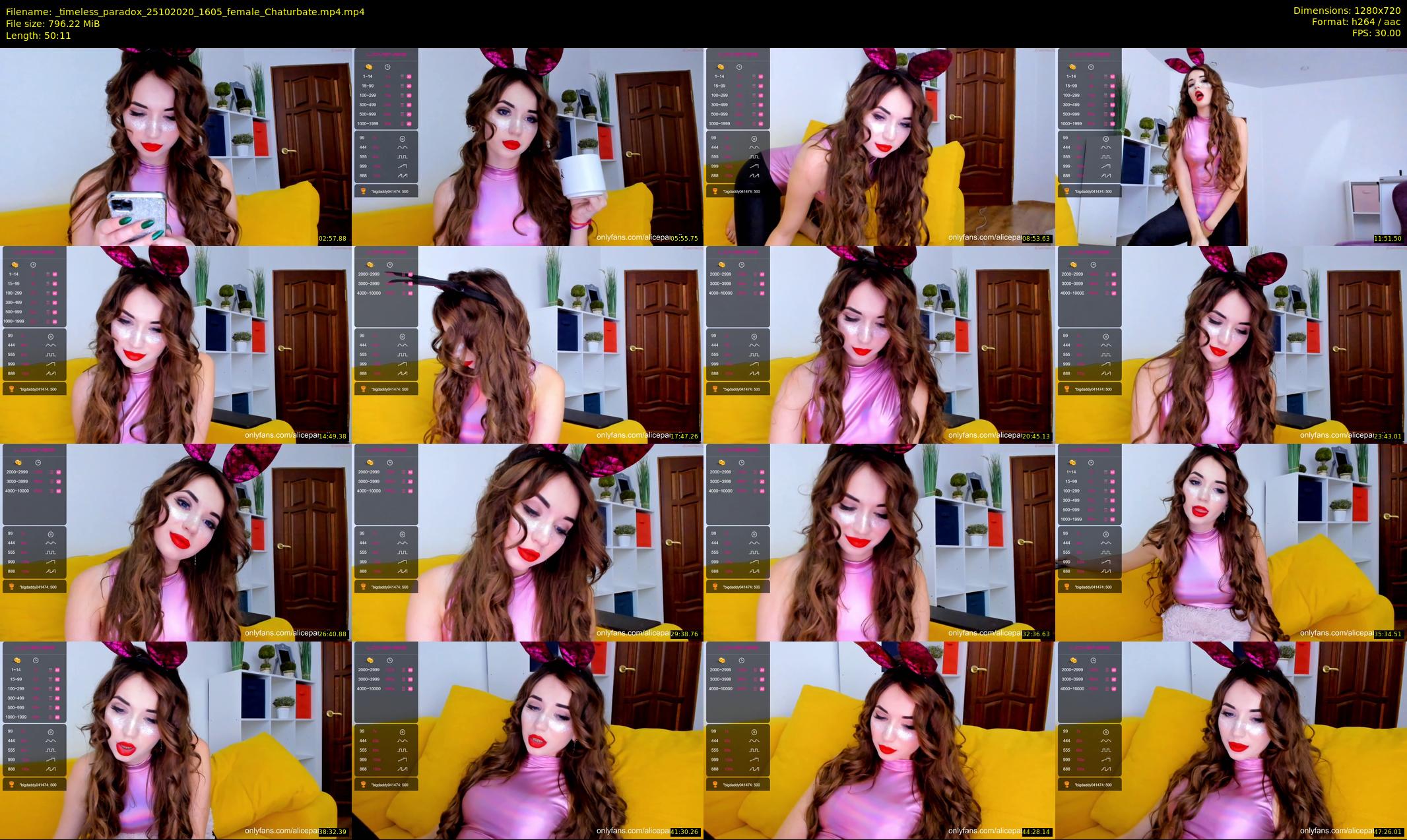 _timeless_paradox — 51 minute Chaturbate female cam show recording, 720p, Oct 25, 2020