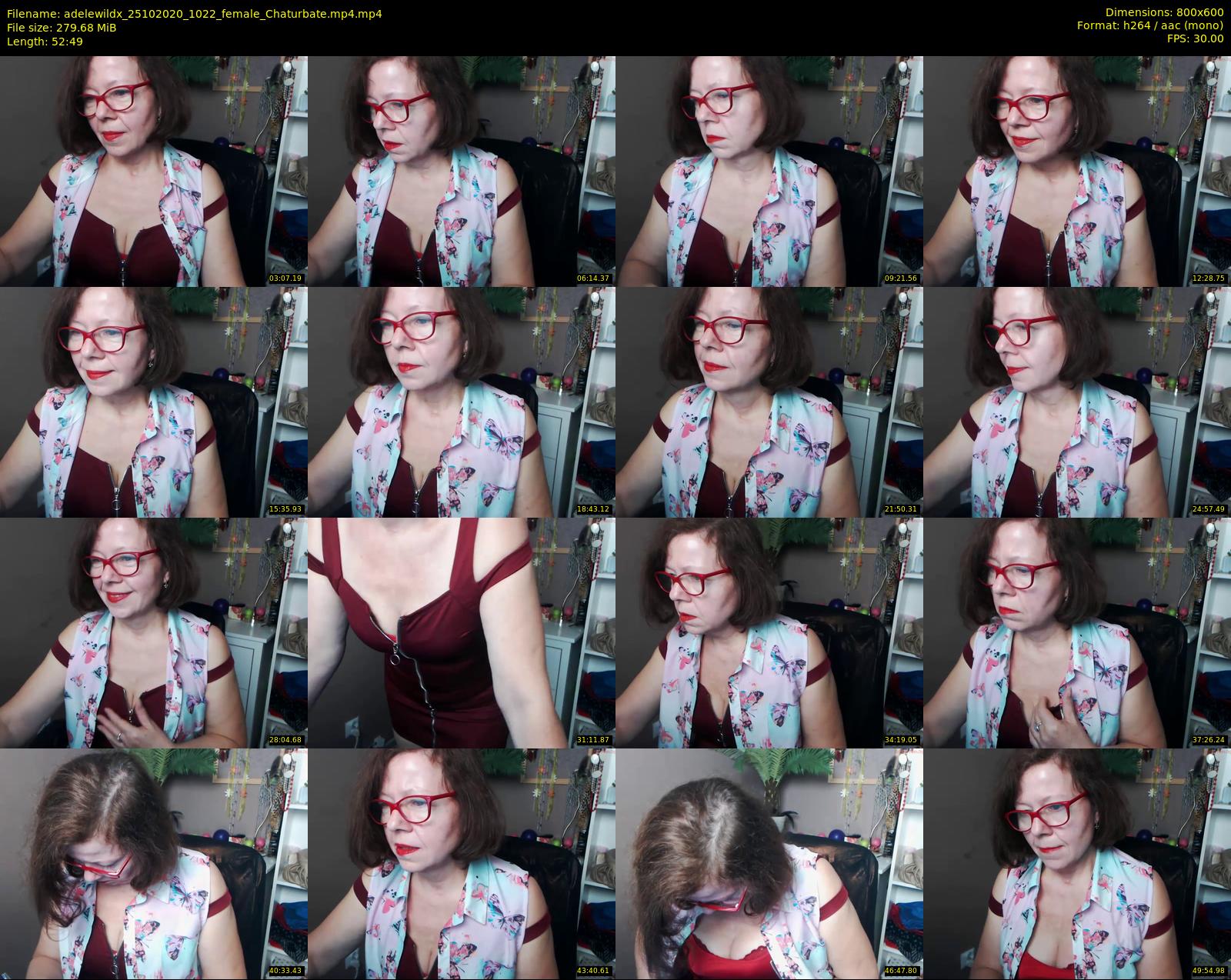 adelewildx — 53 minute Chaturbate female cam show recording, 480p, Oct 25, 2020