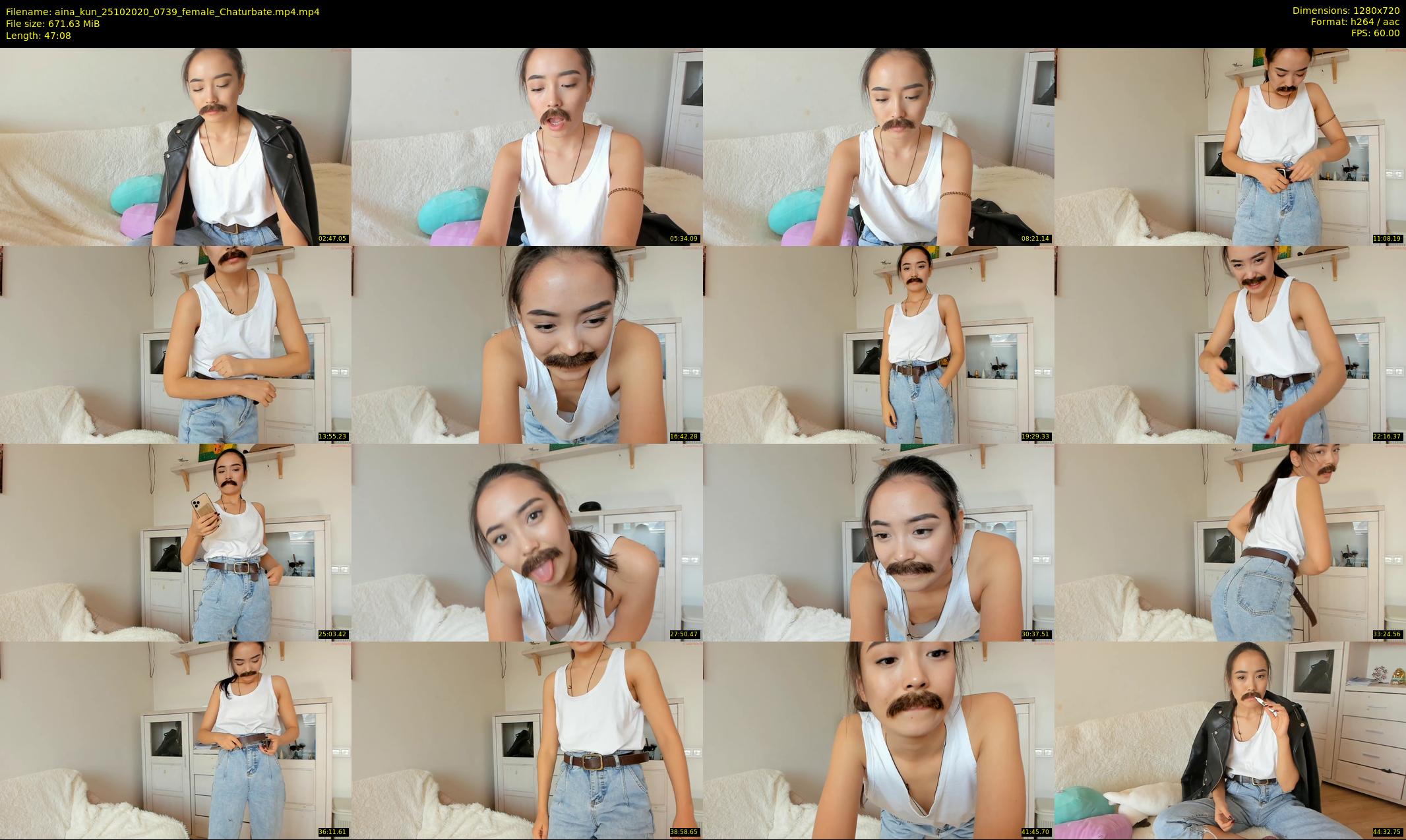 aina_kun — 48 minute Chaturbate female cam show recording, 720p, Oct 25, 2020