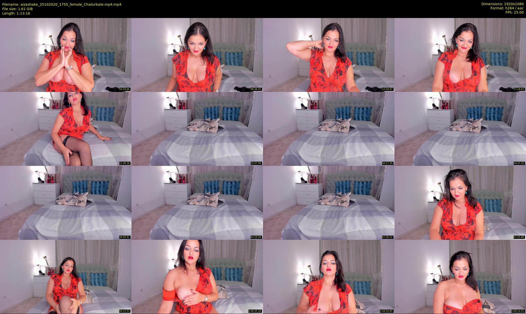 aizashake — 74 minute Chaturbate female cam show recording, 1080p, Oct 25, 2020