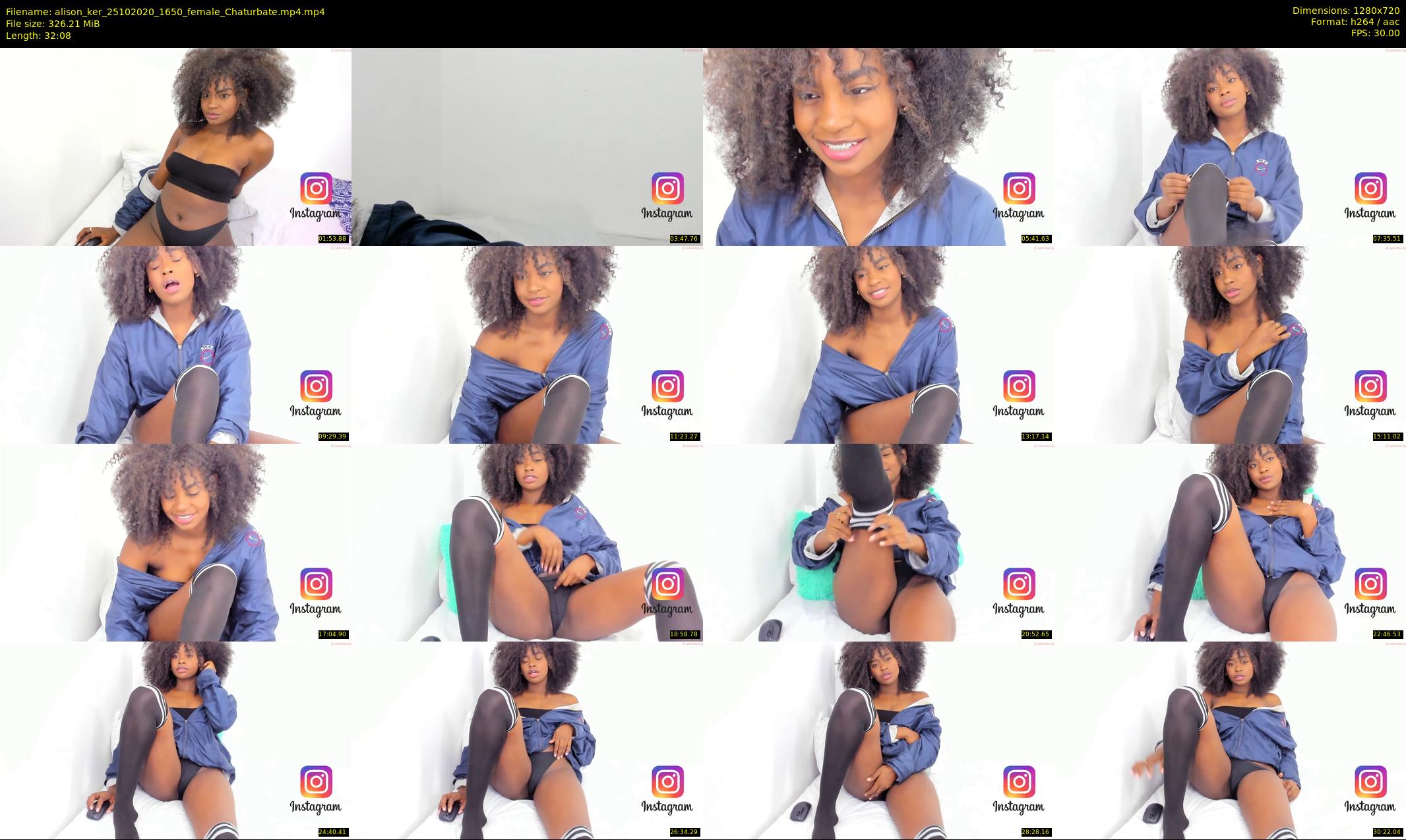 alison_ker — 33 minute Chaturbate female cam show recording, 720p, Oct 25, 2020