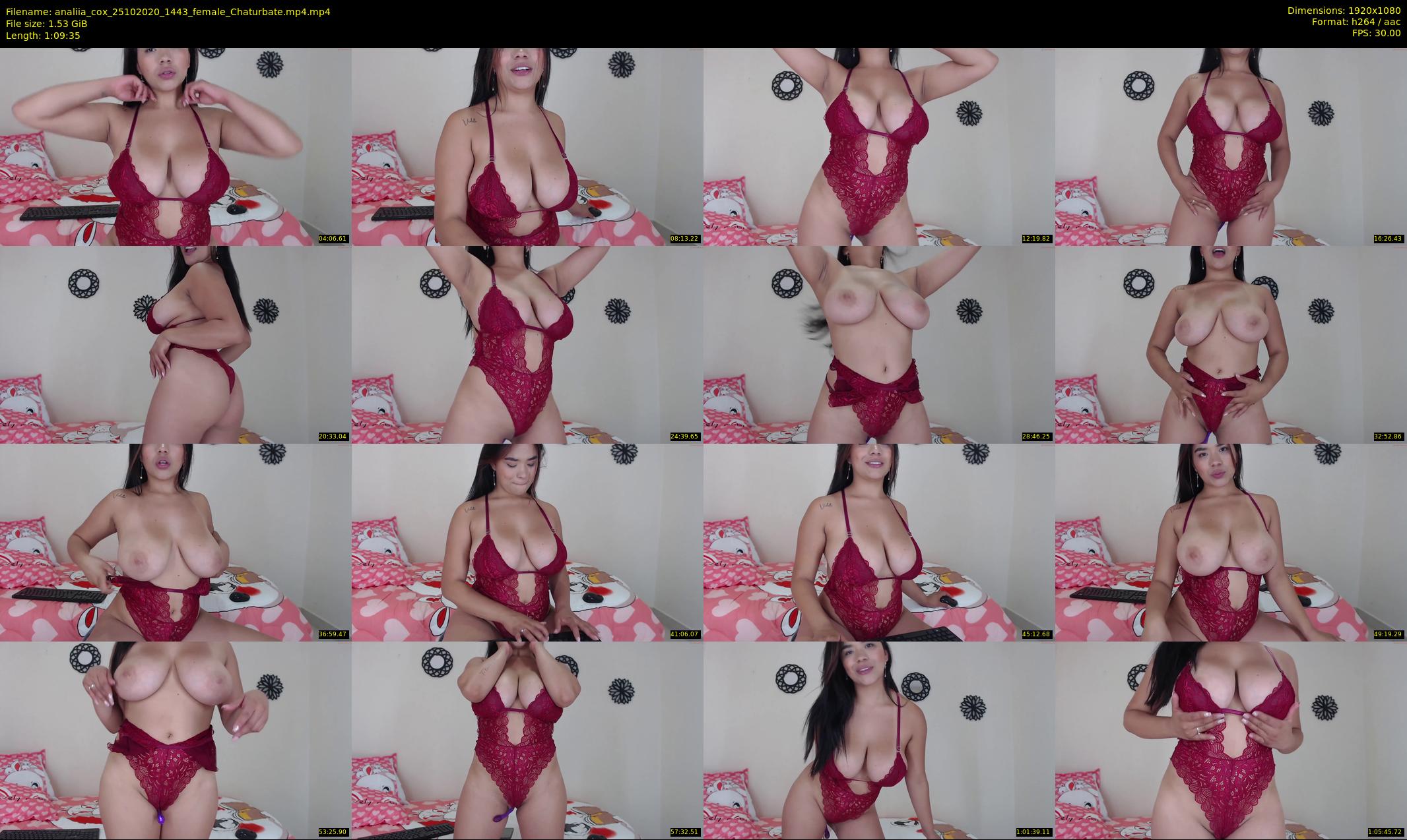 analiia_cox — 70 minute Chaturbate female cam show recording, 1080p, Oct 25, 2020
