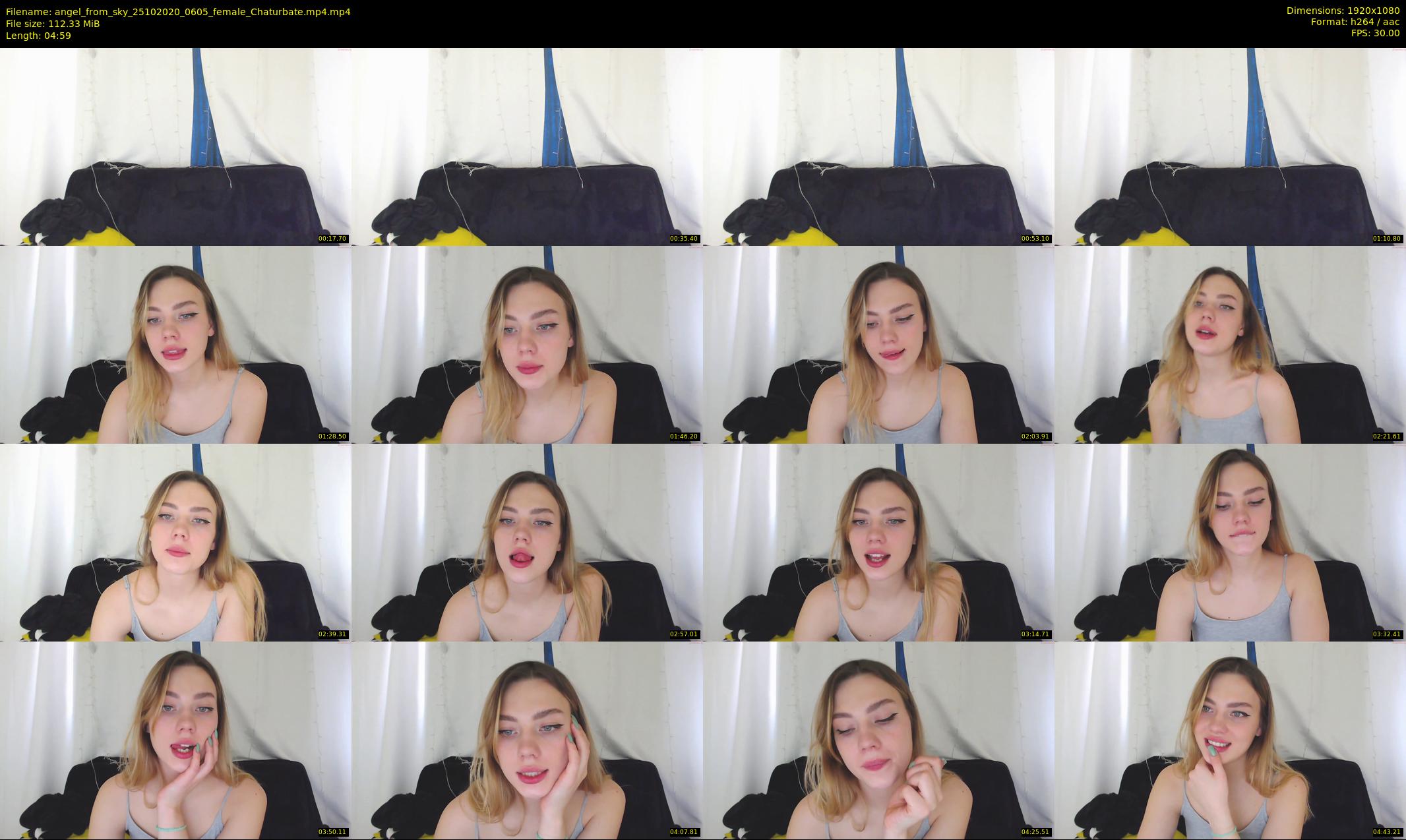 angel_from_sky — 5 minute Chaturbate female cam show recording, 1080p, Oct 25, 2020