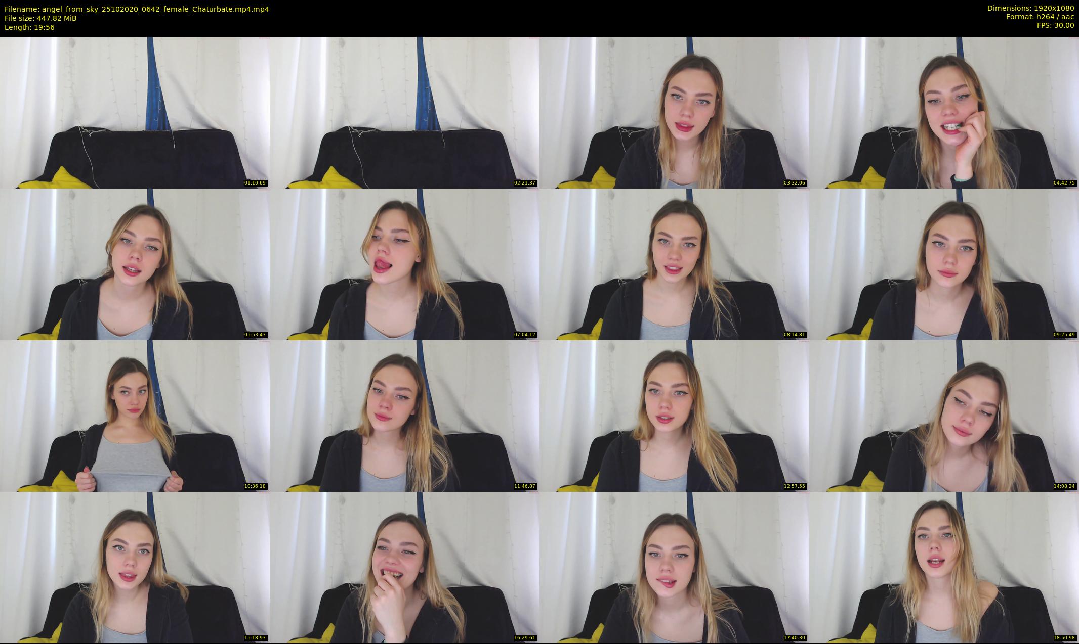 angel_from_sky — 20 minute Chaturbate female cam show recording, 1080p, Oct 25, 2020