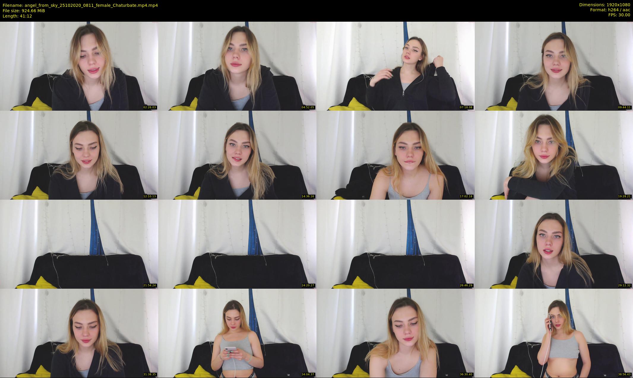 angel_from_sky — 42 minute Chaturbate female cam show recording, 1080p, Oct 25, 2020