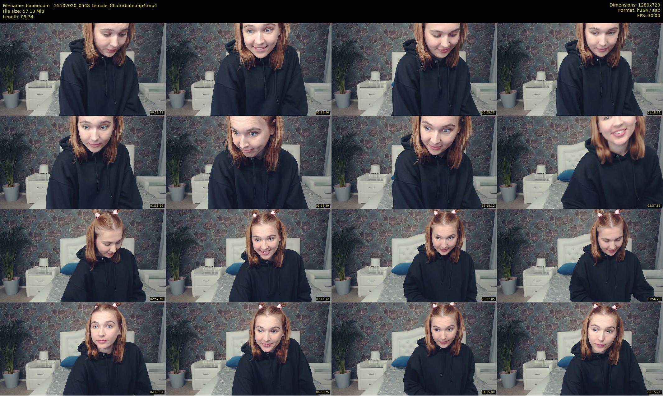 boooooom_ — 6 minute Chaturbate female cam show recording, 720p, Oct 25, 2020