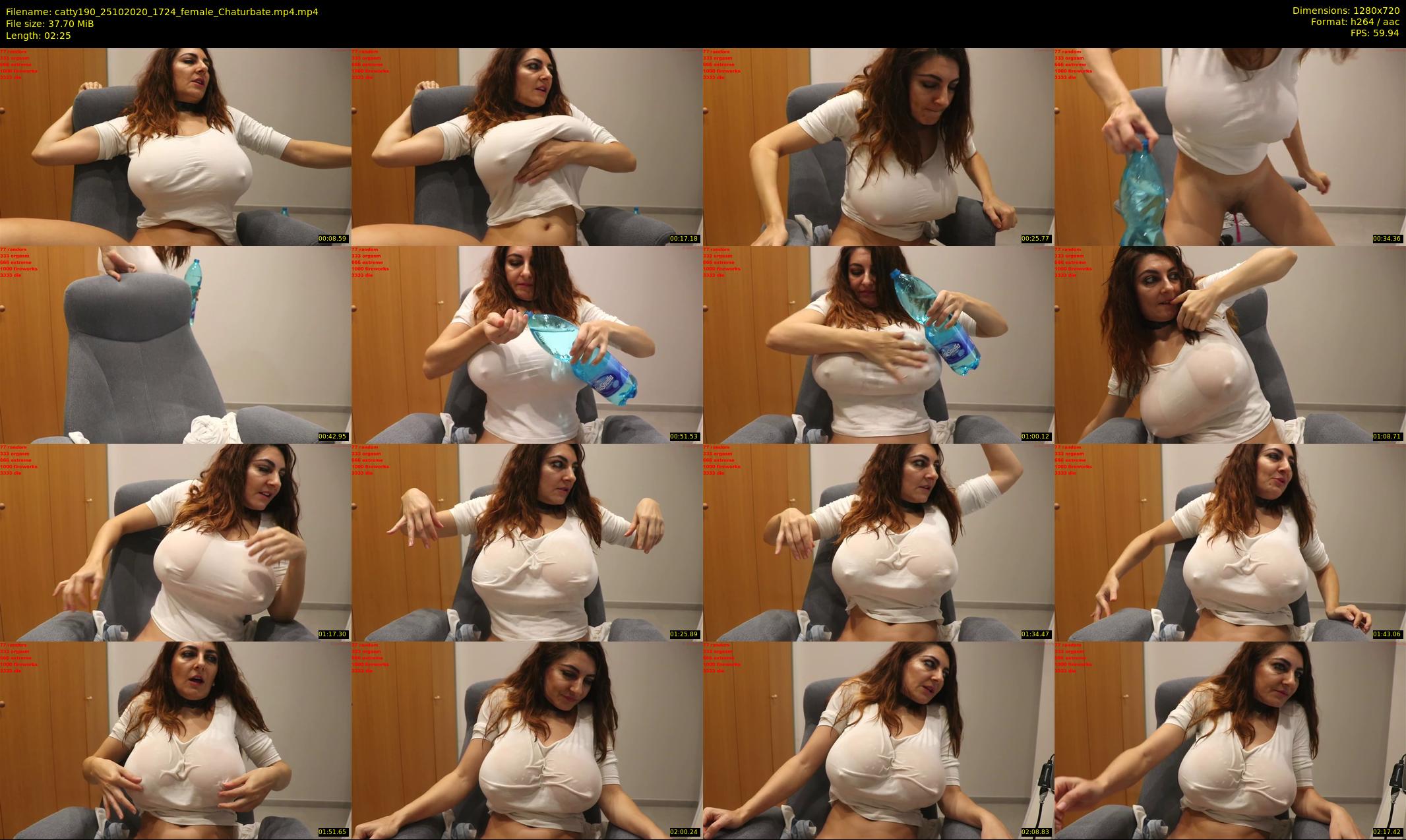 catty190 — 3 minute Chaturbate female cam show recording, 720p, Oct 25, 2020