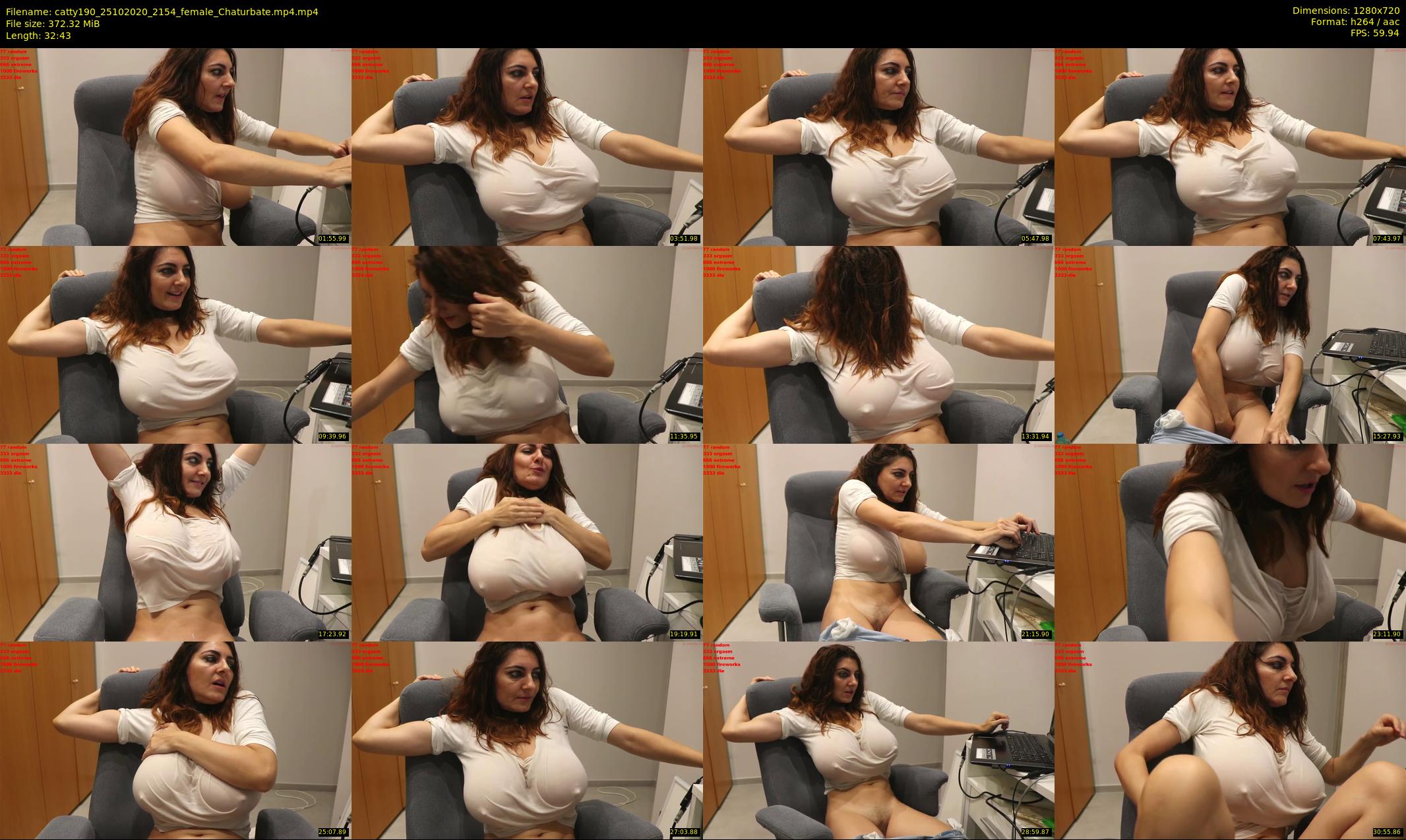 catty190 — 33 minute Chaturbate female cam show recording, 720p, Oct 25, 2020